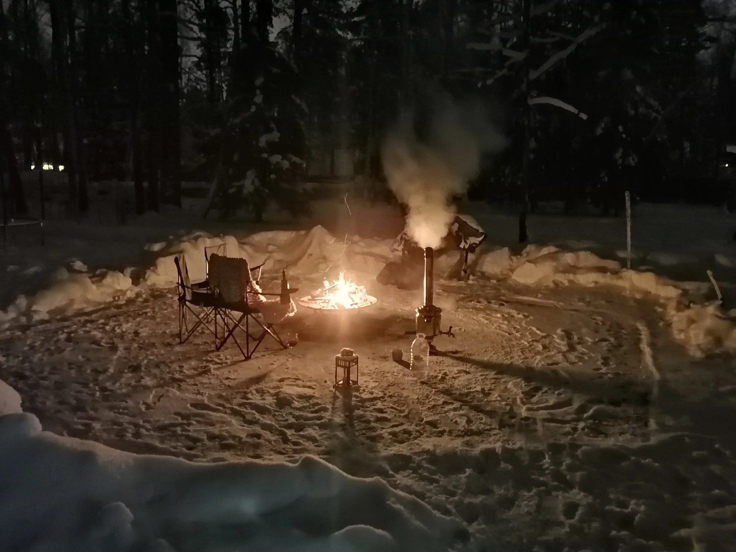 Частный дом в Заветах Ильича с голубой гостиной