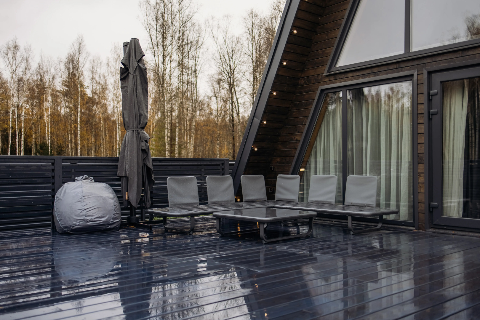 Частный дом A-frame Ванхейм с сибирским чаном