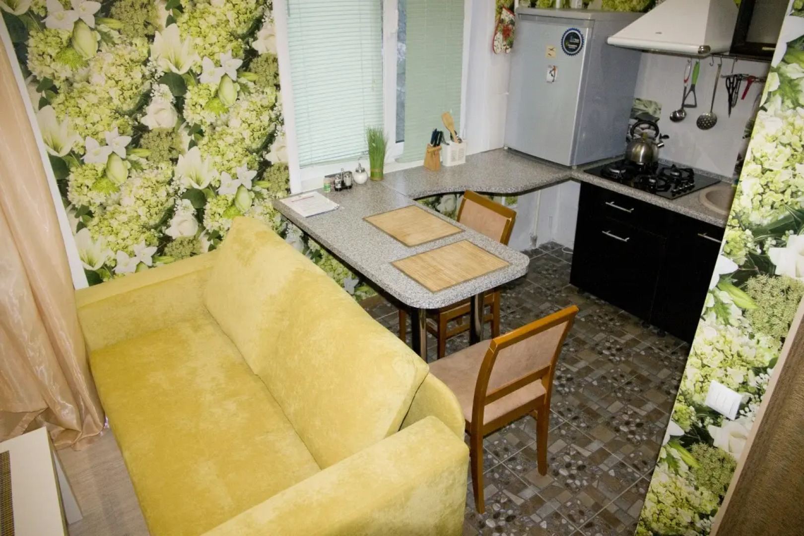 Солнечная студия Люкс с теплыми полами