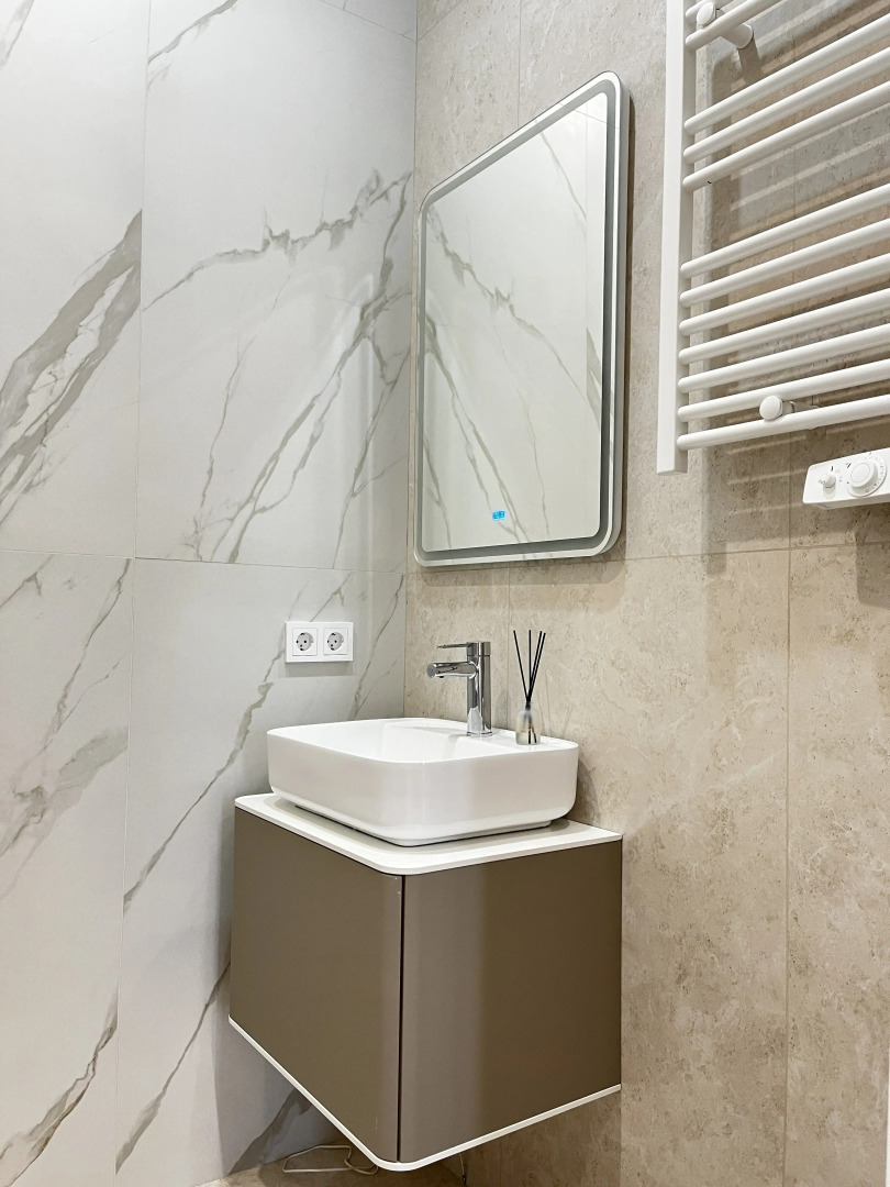 Квартира современная трешка в Скандинавии