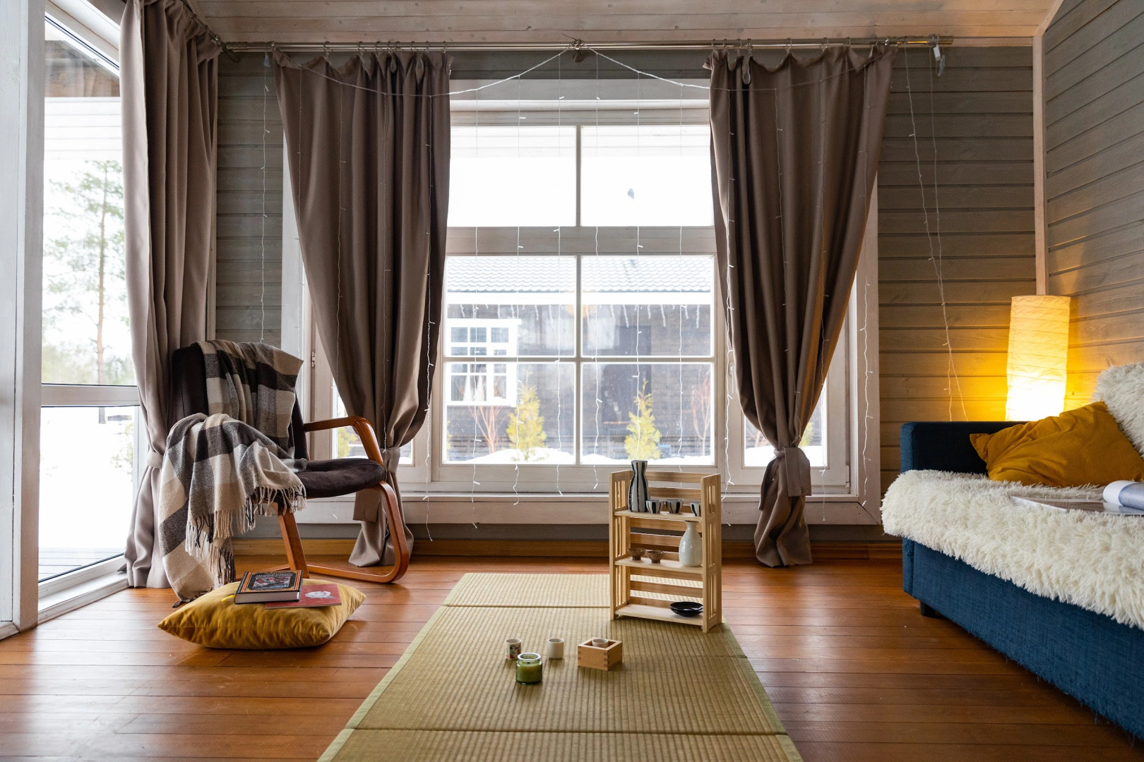 Шале с камином