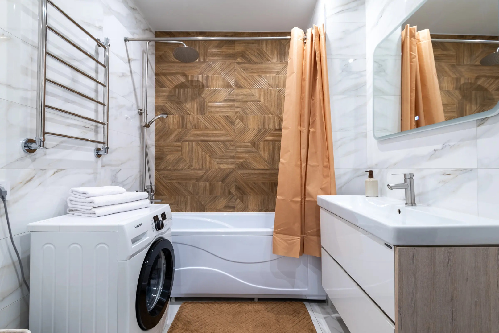 Квартира на сутки Парк Челюскинцев Кухня объединена с жилой зоной Отдельная спальня Современная техника Wi-Fi