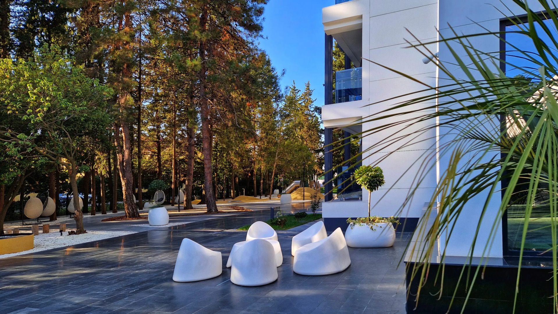 Апартаменты в отеле с всесезонным бассейном