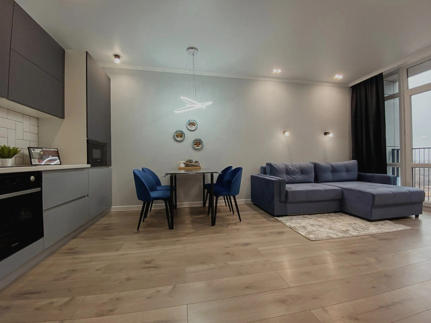 Квартира Green FOX из трех комнат в ЖК Атмосфера