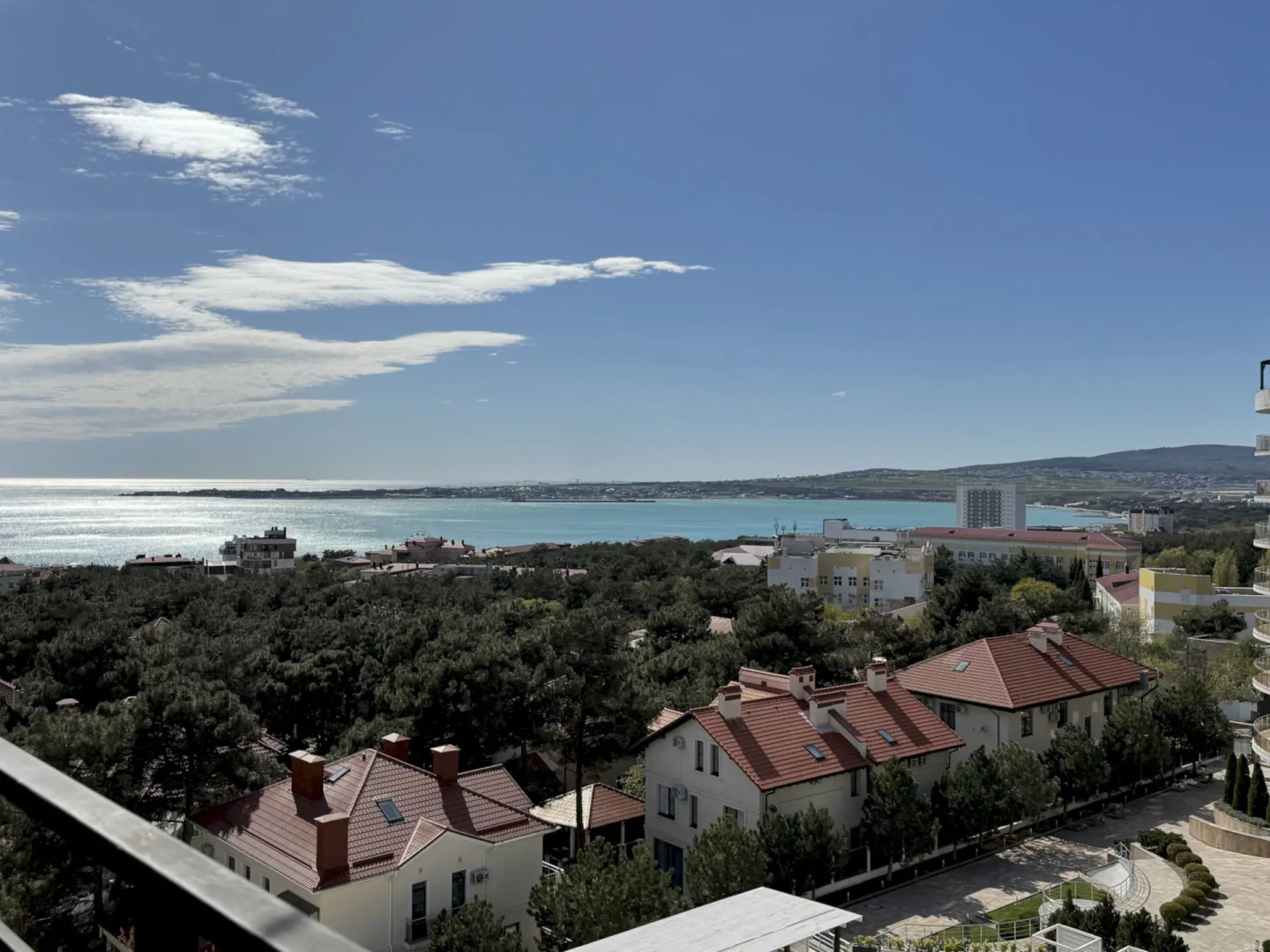 Квартира 488 1-к с видом на море и горы с балконом