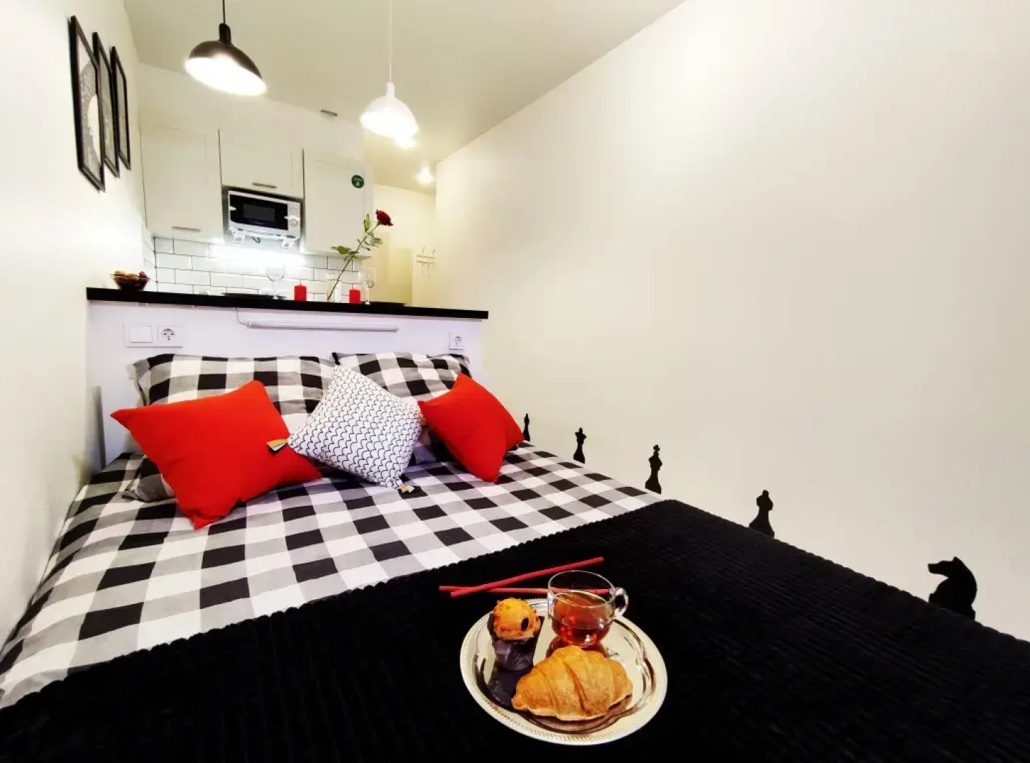 Апартаменты черно-белые м.Физтех