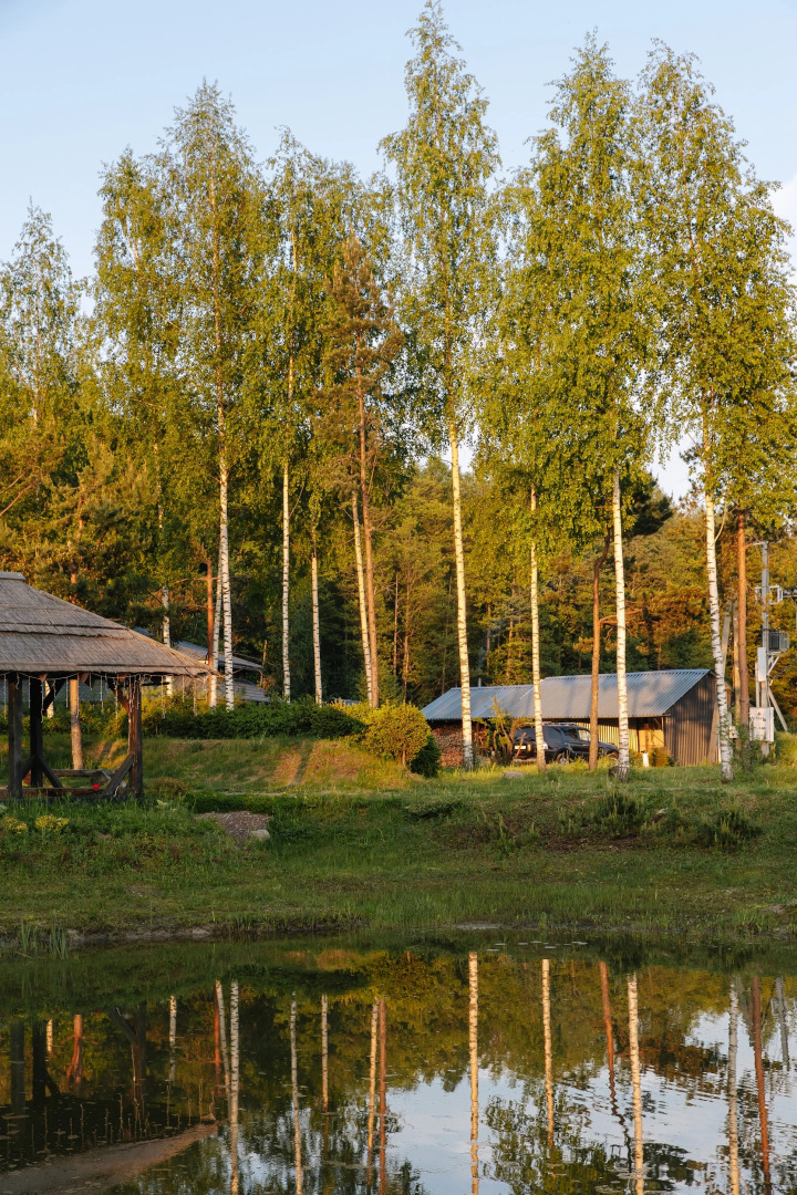 Шале с видом на сад