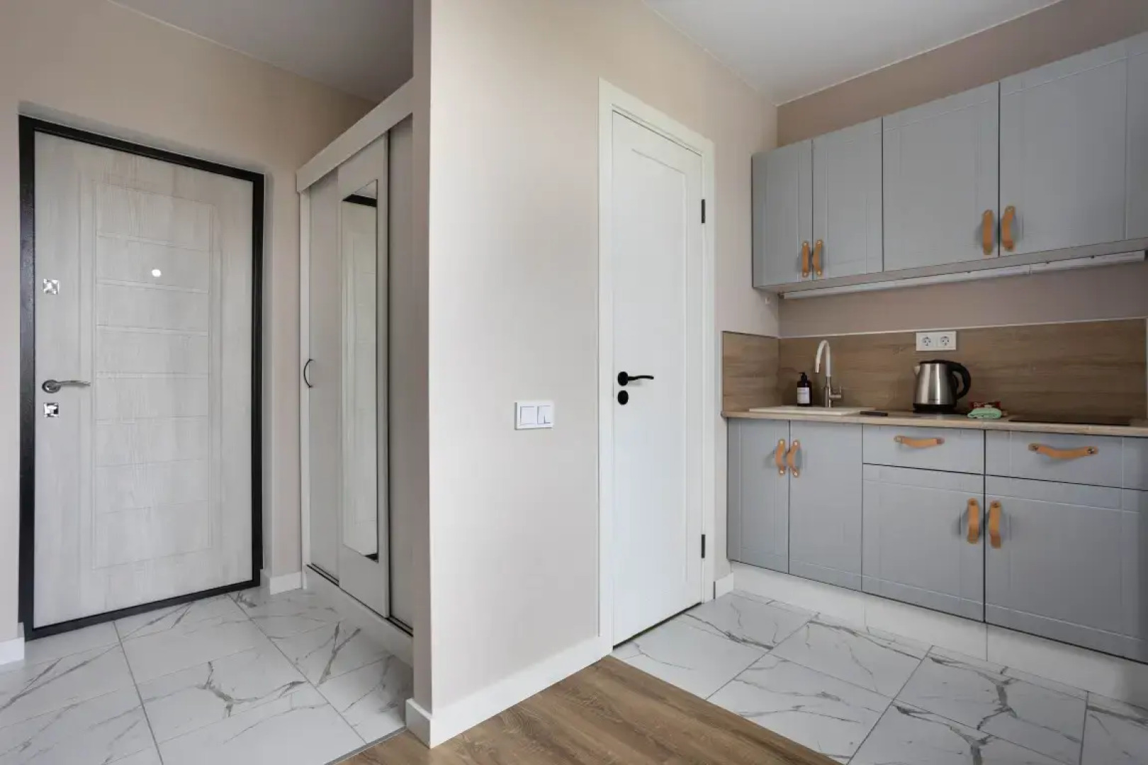 Апартаменты Уютная студия на 2х с видом на город