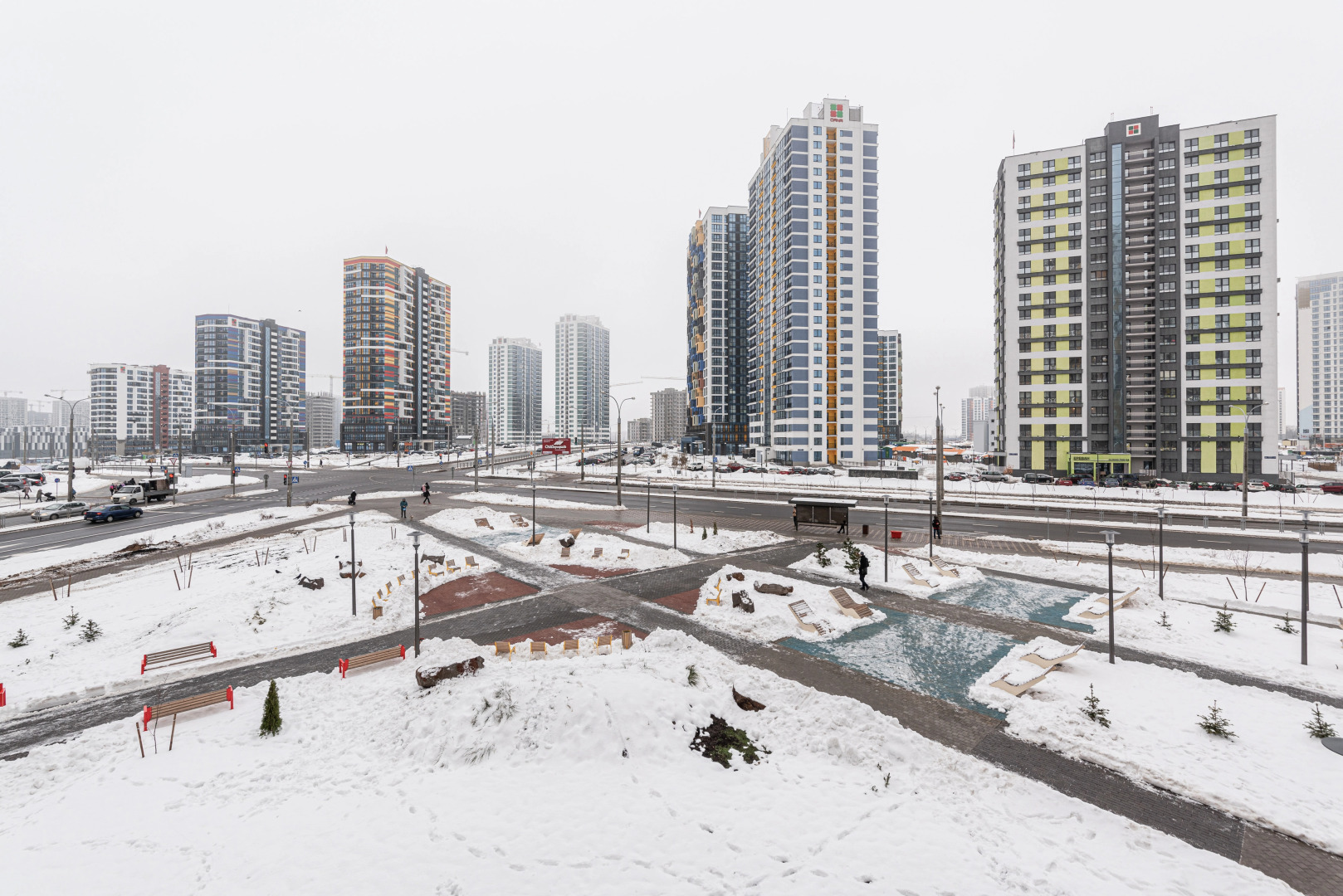 Апартаменты Новые с угловой ванной