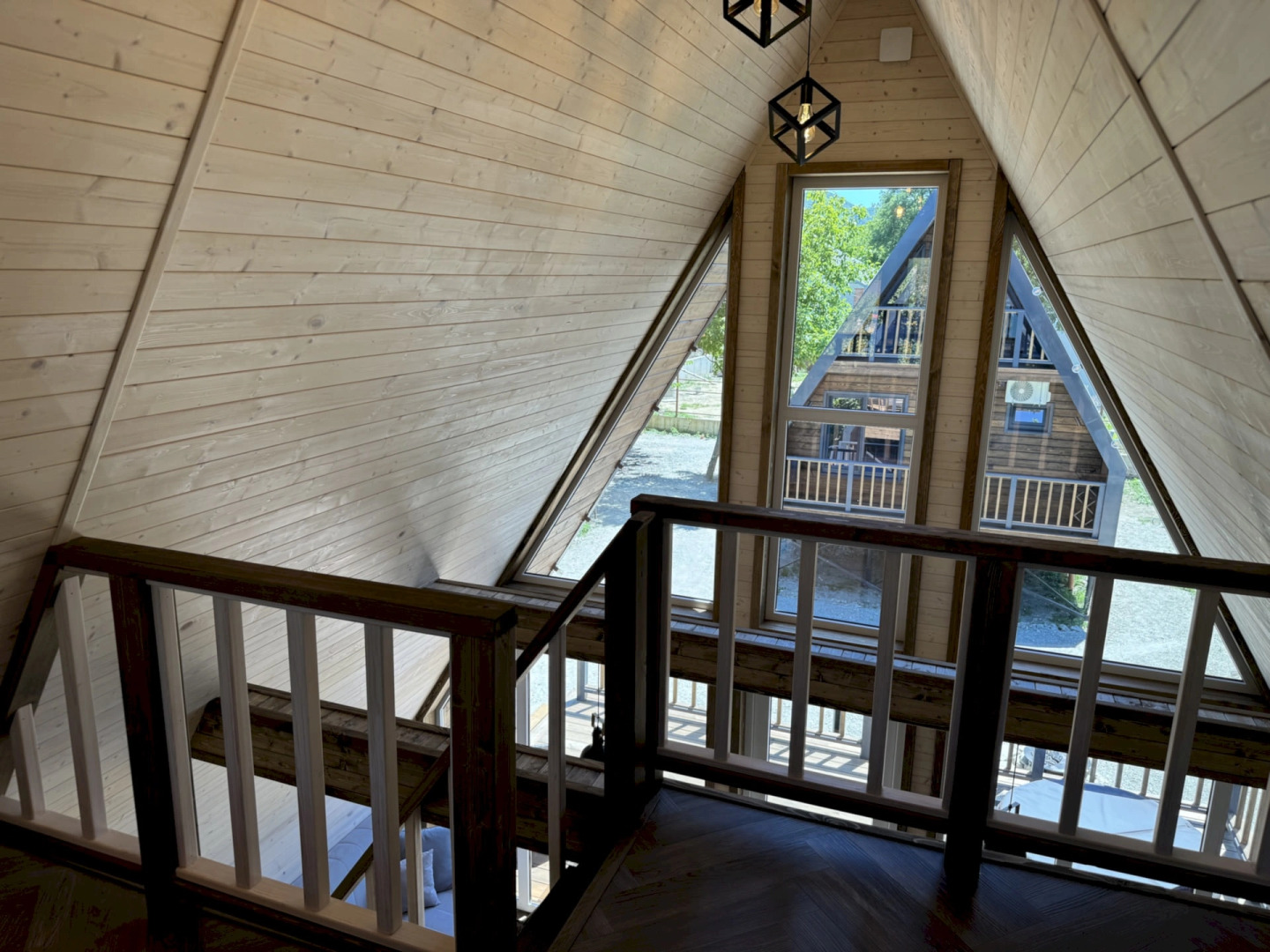 Частный Дом 391 А Фрейм Терраса с Видом на Горы Баня Фурако Мангал