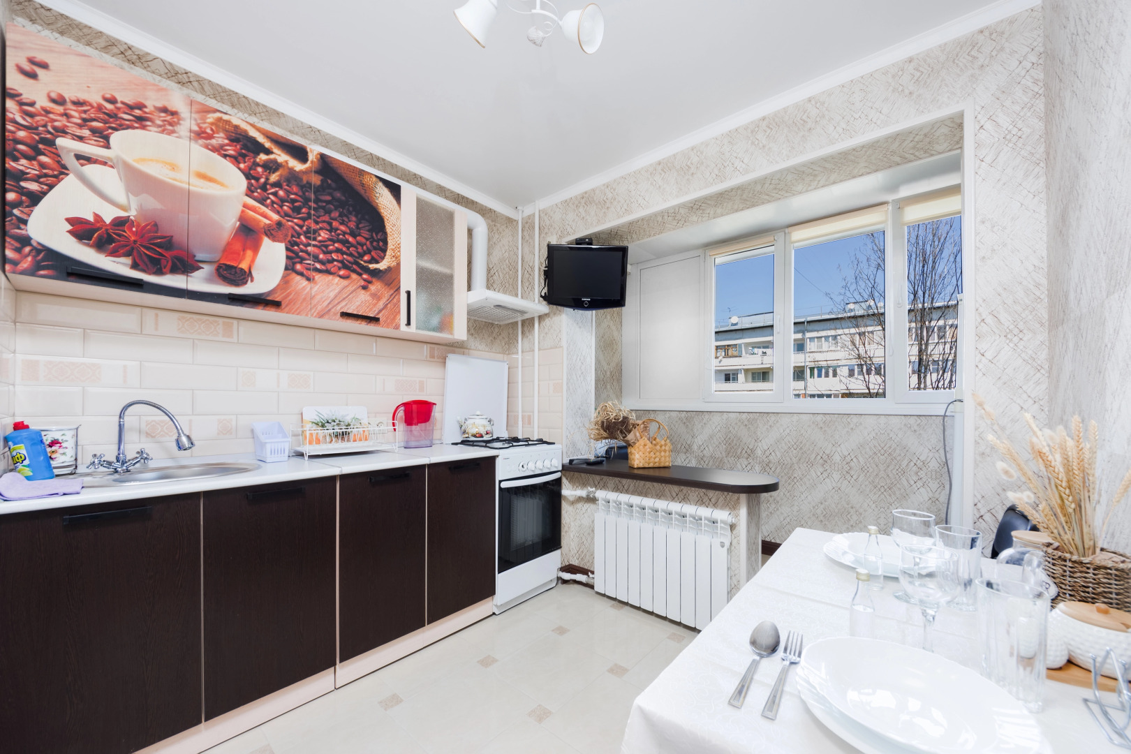 Апартаменты Уютная квартира с видом на горы