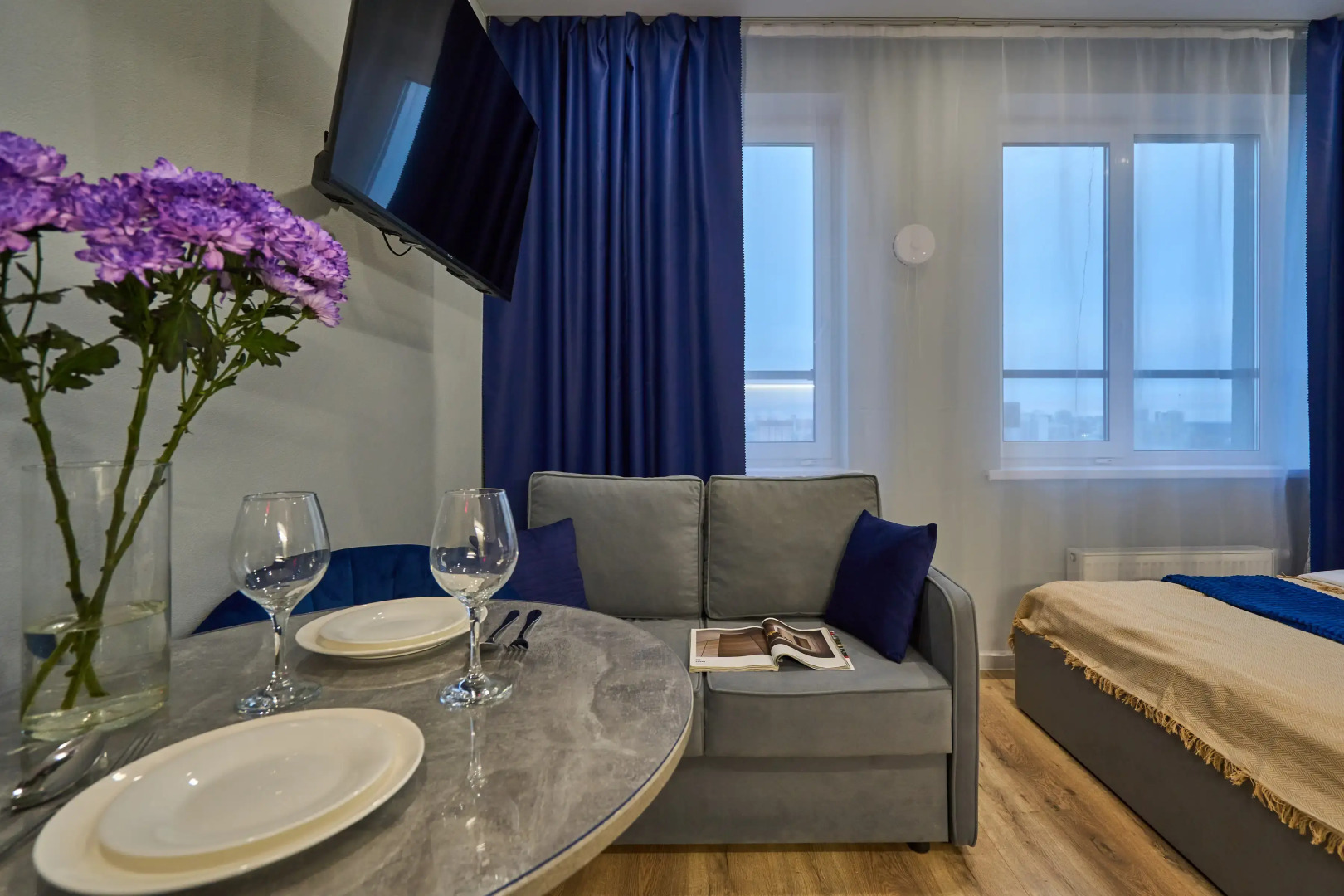 Квартира Уютная Студия в ЖК Сибирский Сад