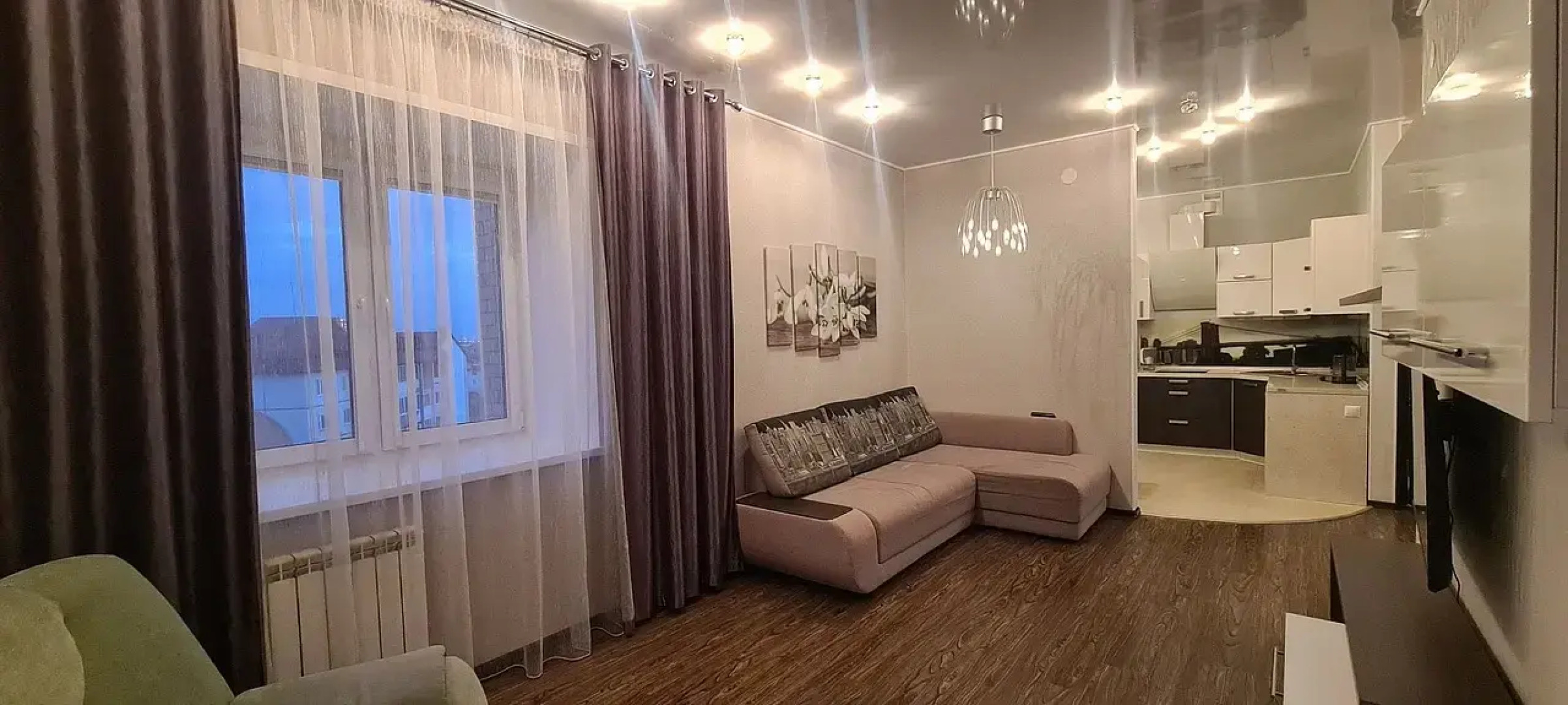 Квартира Илне Просторная Двухкомнатная для Комфортного Проживания 1-2 Человек