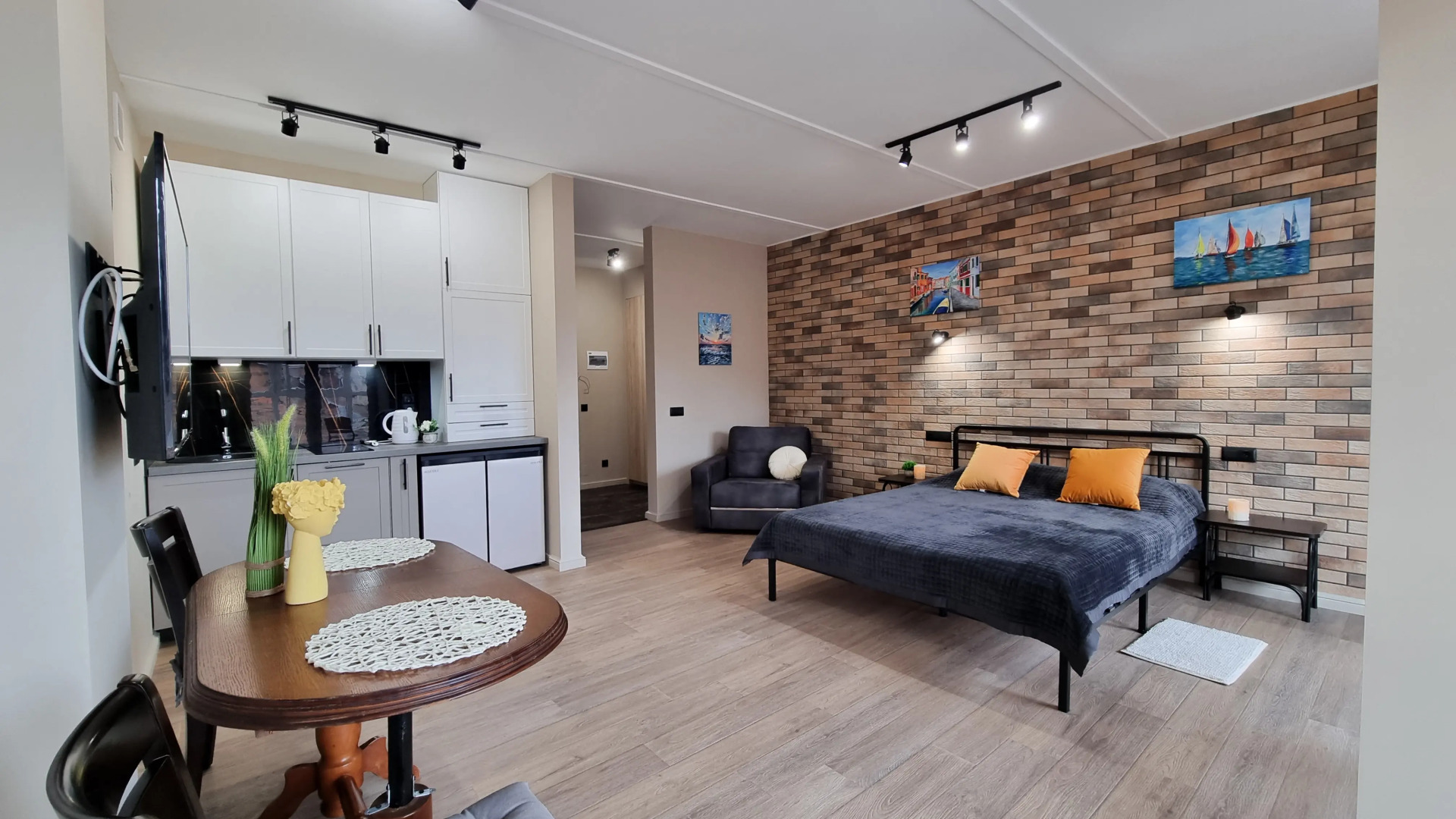 Апартаменты LovelyHome39 на берегу моря в Пионерском студия 3