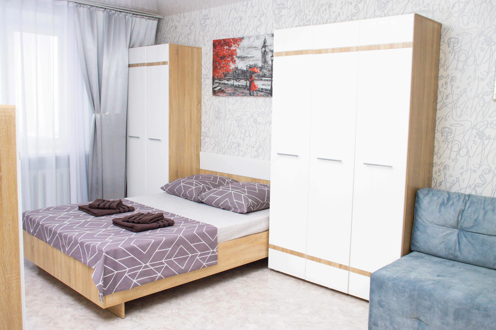 Квартира Светлая Однокомнатная