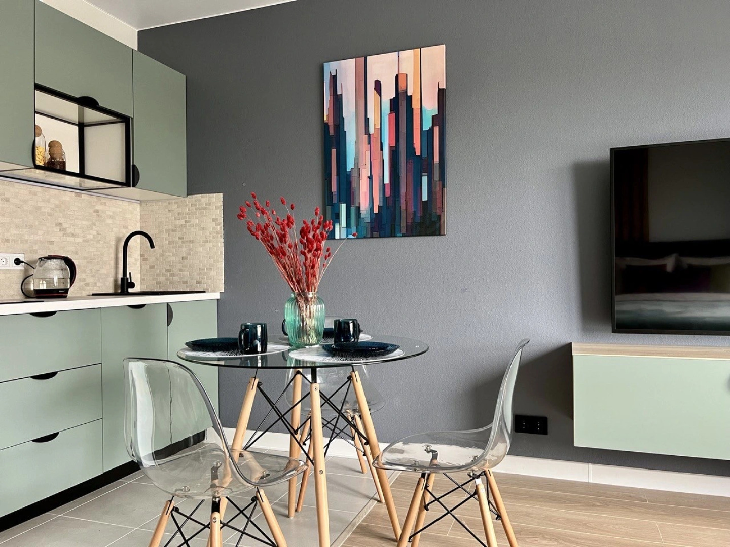 Апартаменты Студия Оранж в 10 метрах от метро Котельники