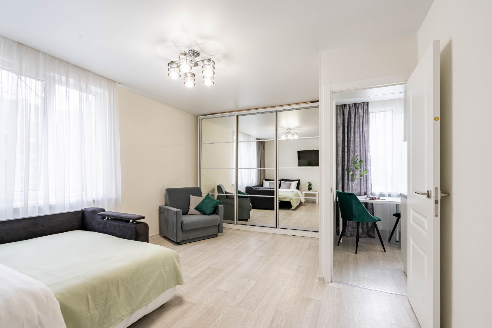 Квартира Light у Ленинского проспекта Satin Home