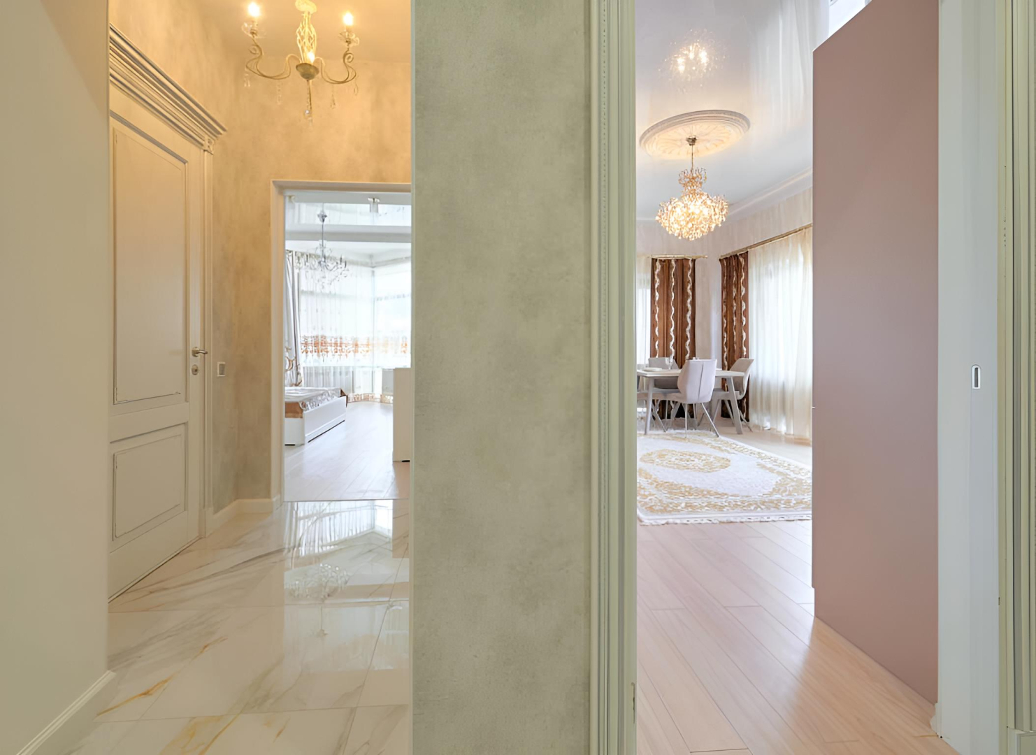 Апартаменты Green Park 91 с террасой