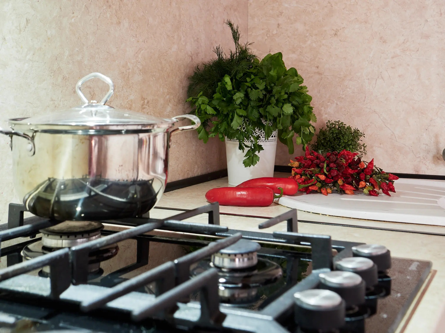 Апартаменты Ирис от Ирины Савельевой В центре города у Каскадной лестницы С завораживающим видом на Боргустанский хребет 6 этаж