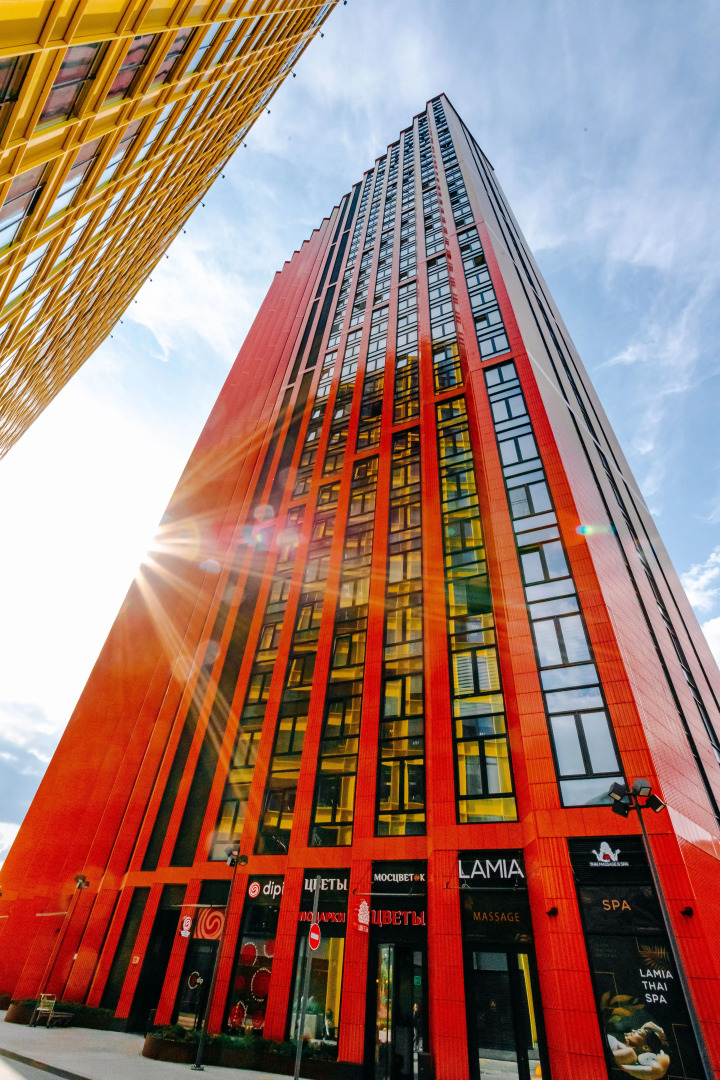 Апартаменты Lalapart Modern classic с видом на город у метро Дмитровская