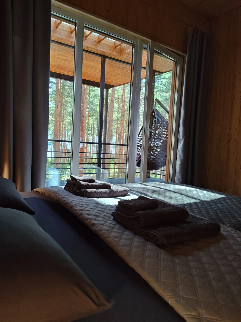 Частный дом Уютный красивый дом в лесу на озере Волго ( Селигер)