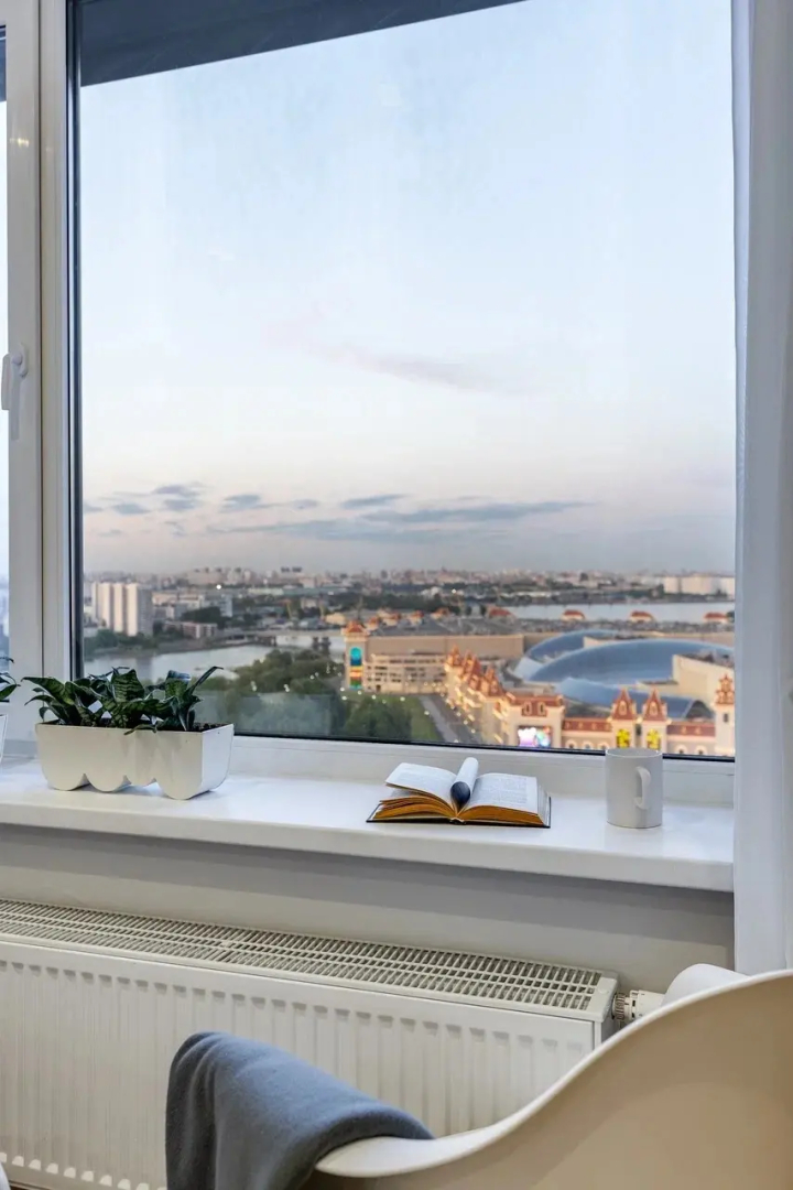 Апартаменты Family Lux с панорамным видом на Остров Мечты и на город