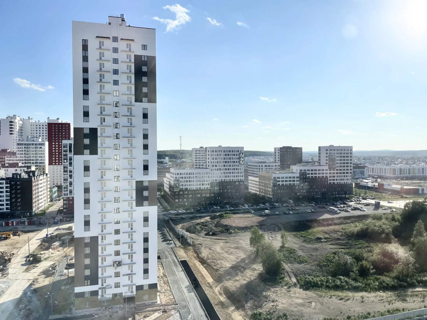 Квартира Студия с видом в современном районе