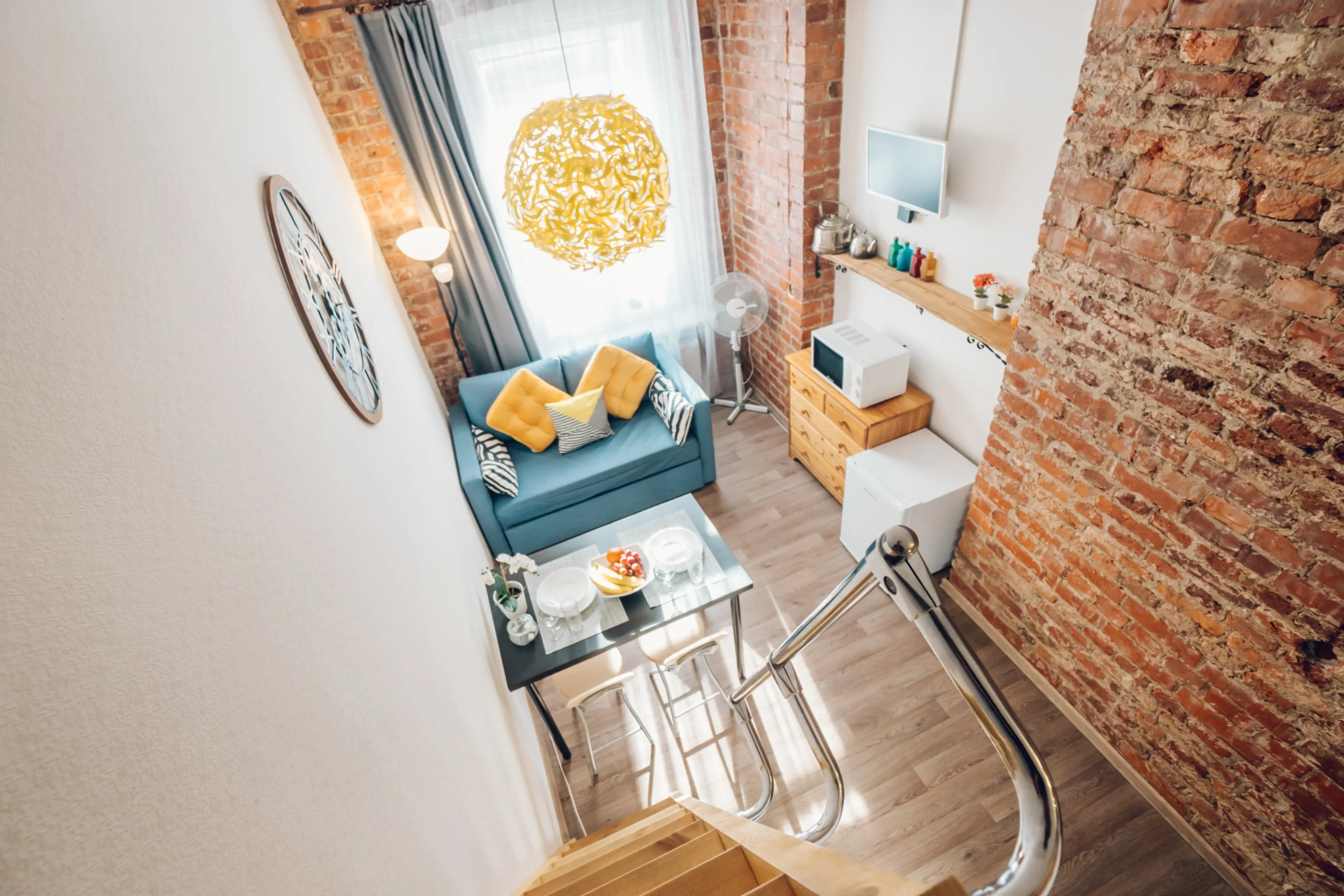 Апартаменты Двухуровневая студия LOFT 5