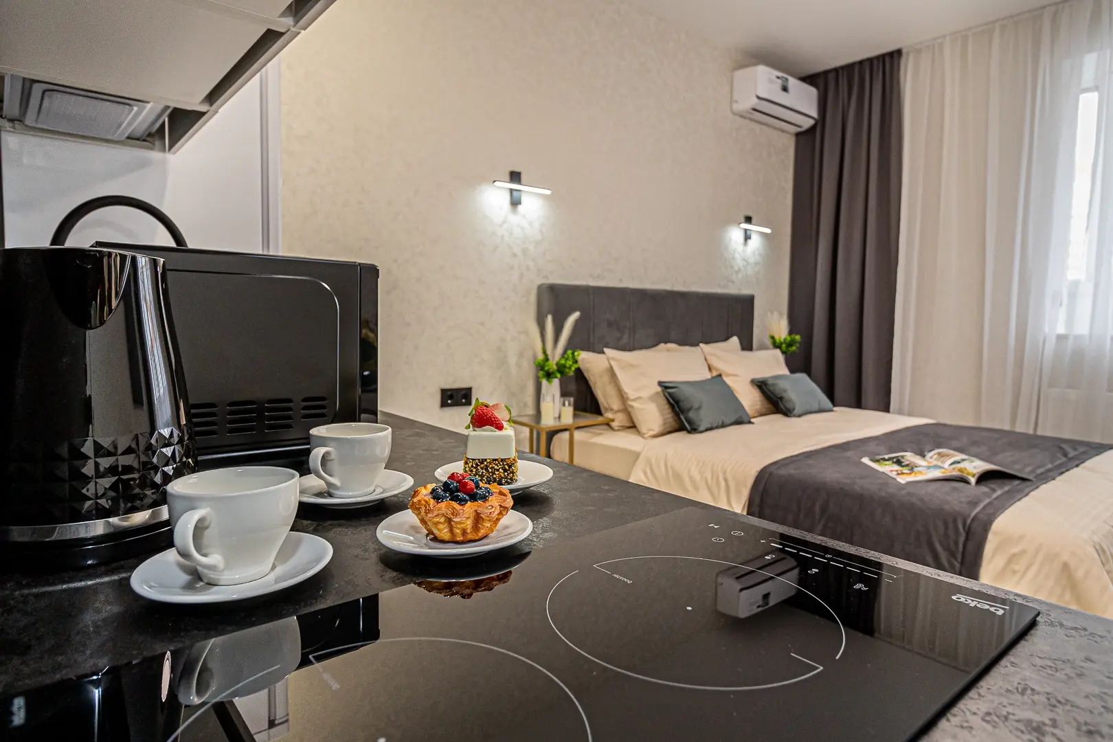 Квартира Новая уютная студия возле парка Галицкого и Японского сада в Краснодаре