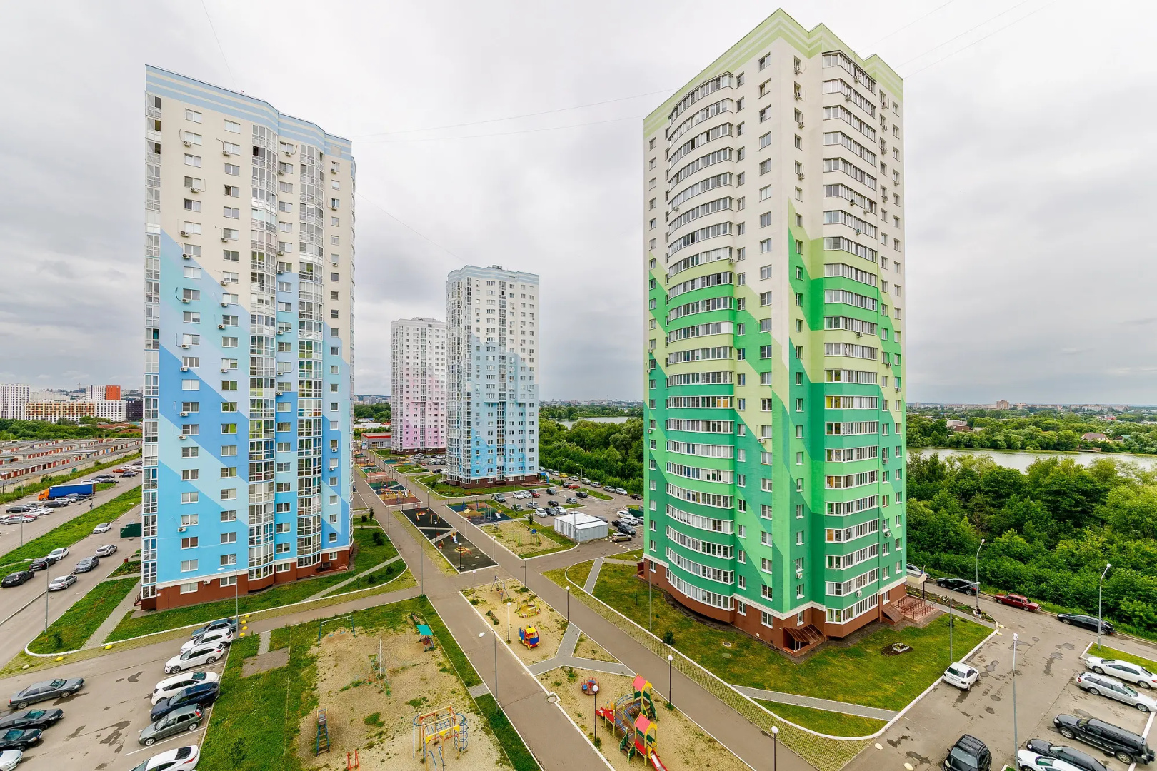 Квартира цвета Индиго -ЖК Сурская Ривьера