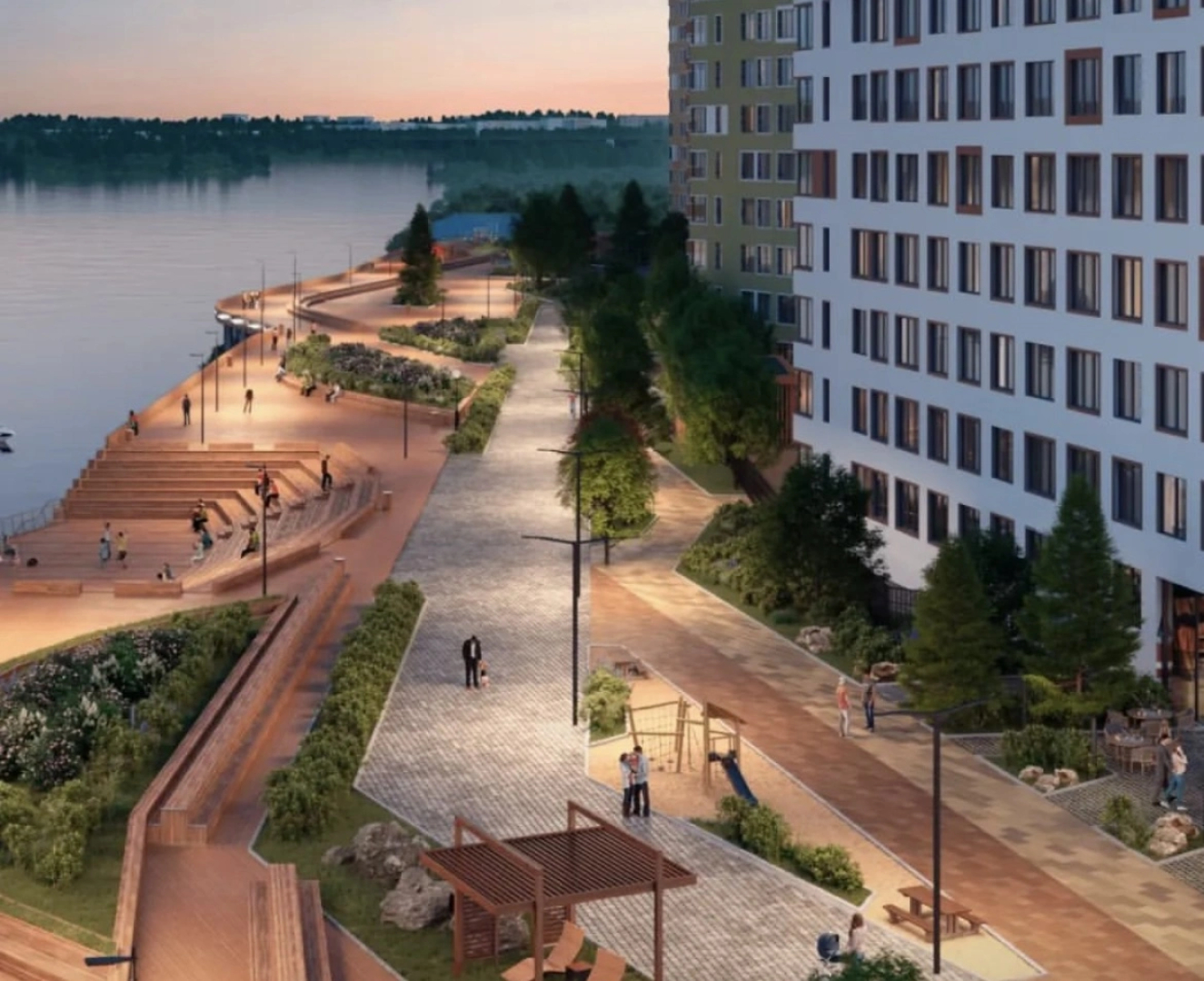 Квартира на набережной рядом с термами GreenLife