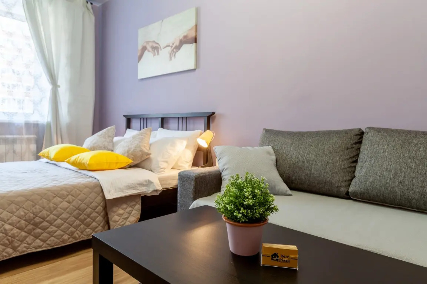 Апартаменты с двумя комнатами Rentplaza