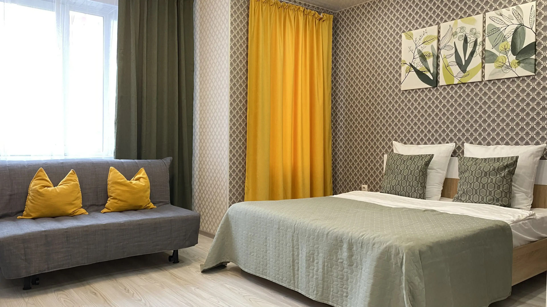 Уютные апартаменты.