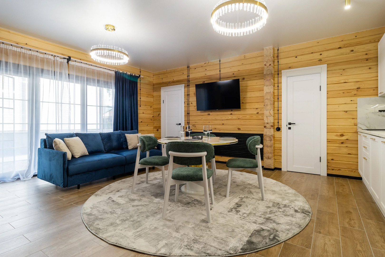 Апартаменты в стиле эко-лофт в новом доме