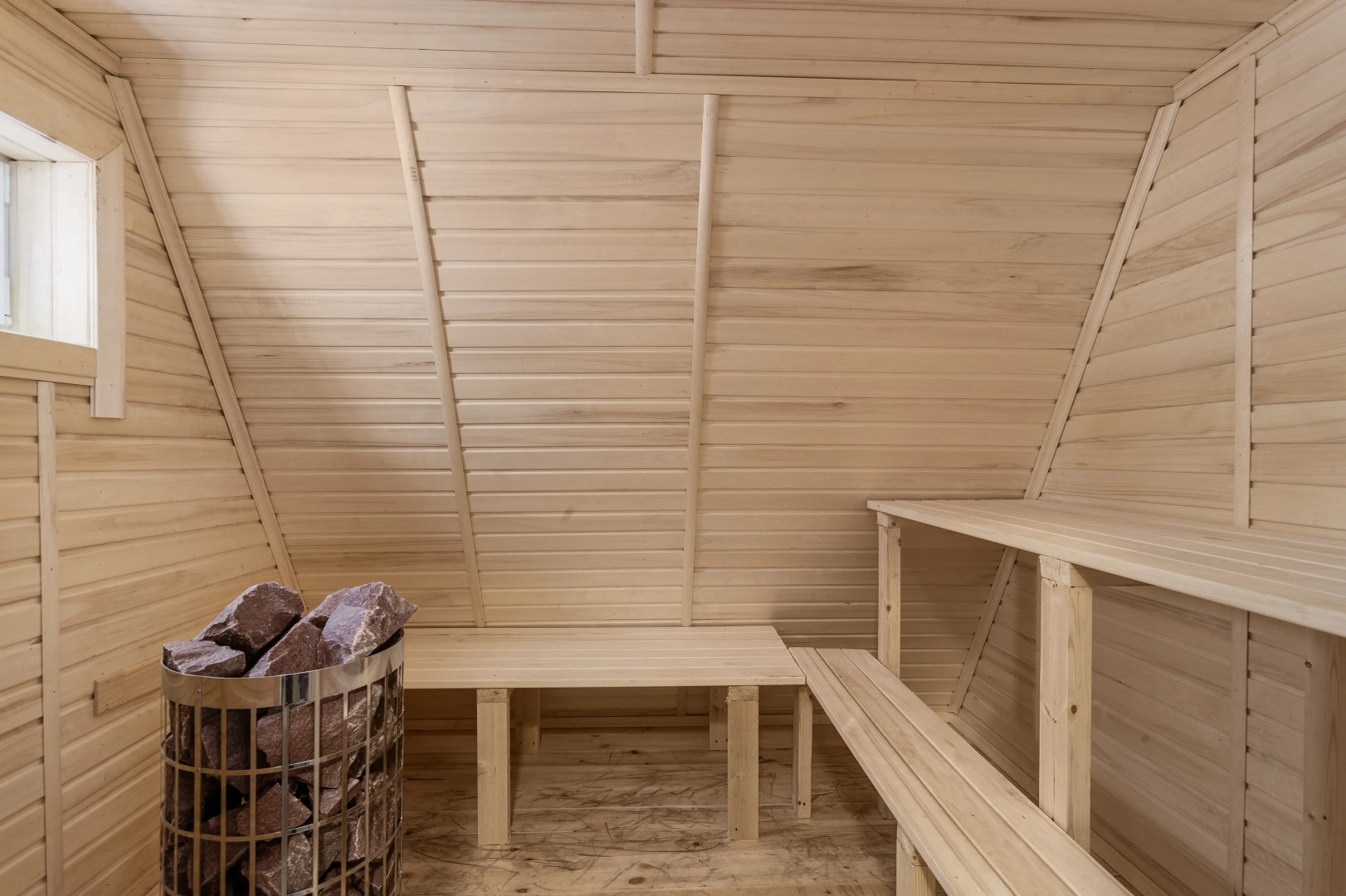 Частный дом A-frame с сауной у Игоры