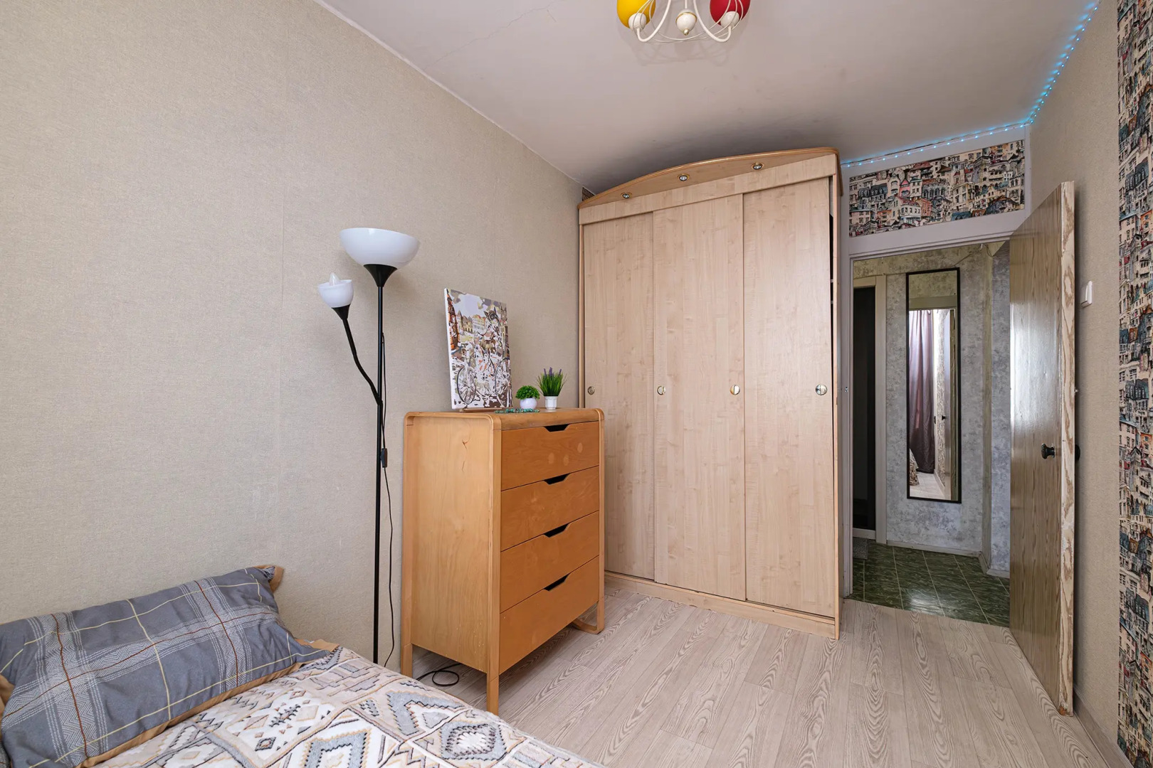 Апартаменты Уютная 2-к. квартира, 45 м², 3 кровати