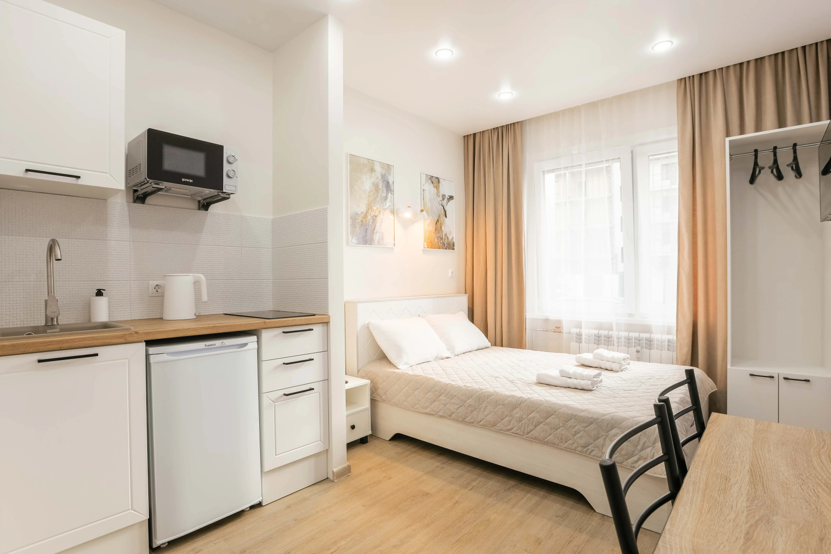 Апартаменты Полёт возле аэропорта на 2 гостя