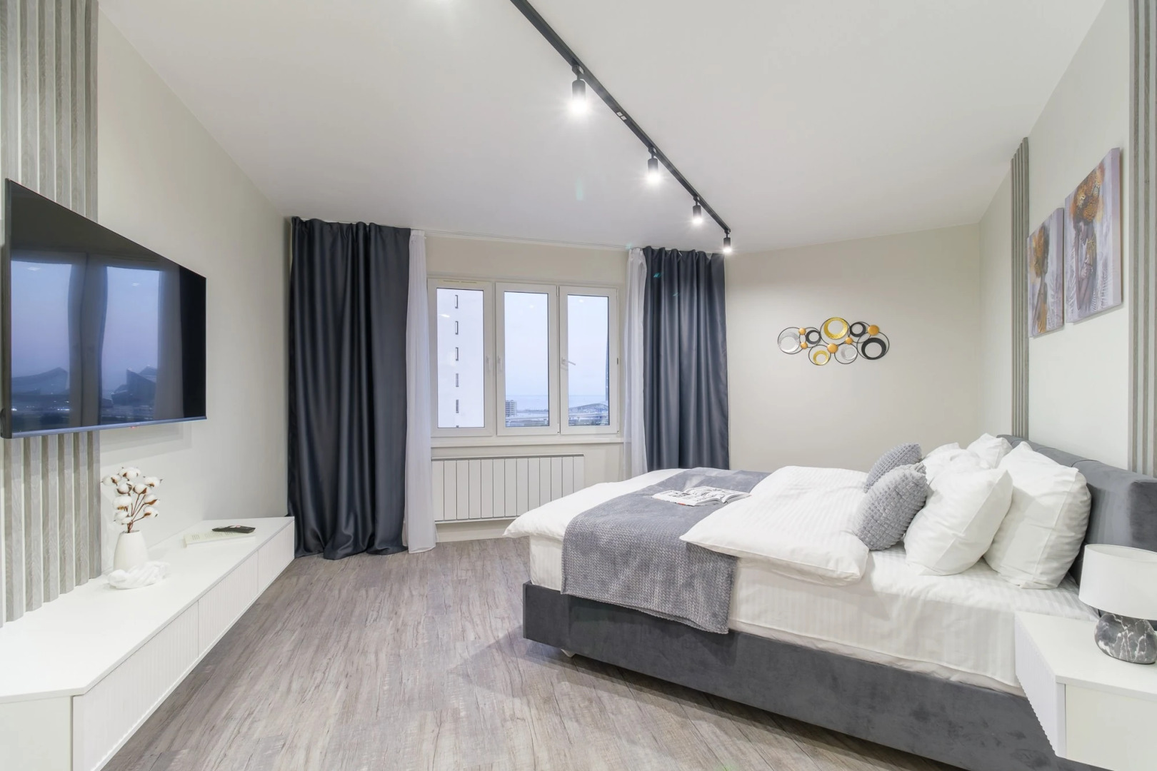 Квартира видовая в Лахте у башни Газпром и Финский залив