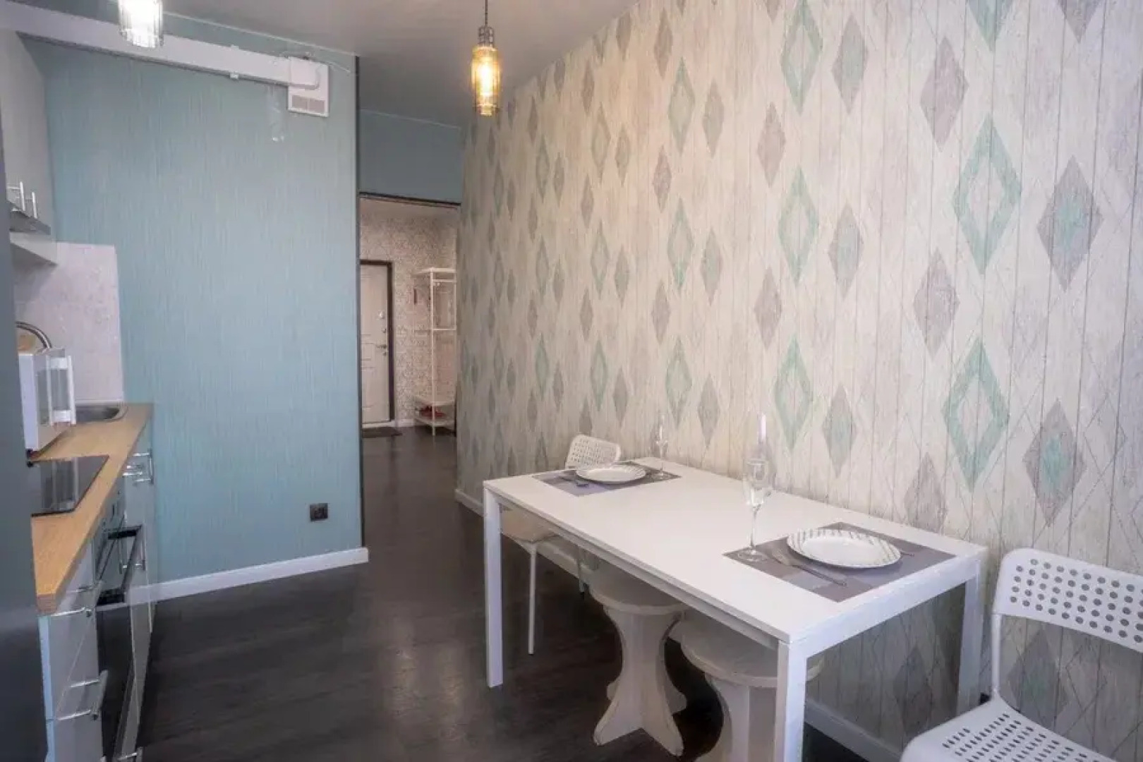 Апартаменты Однокомнатная квартира с стильным ремонтом