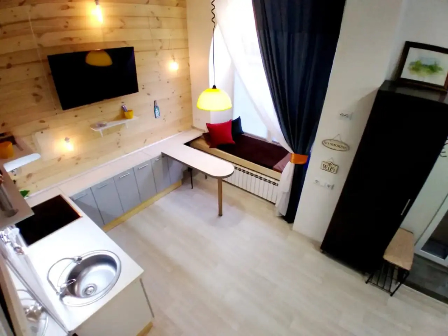 Апартаменты Лофтстудия на улице Бабушкина 57