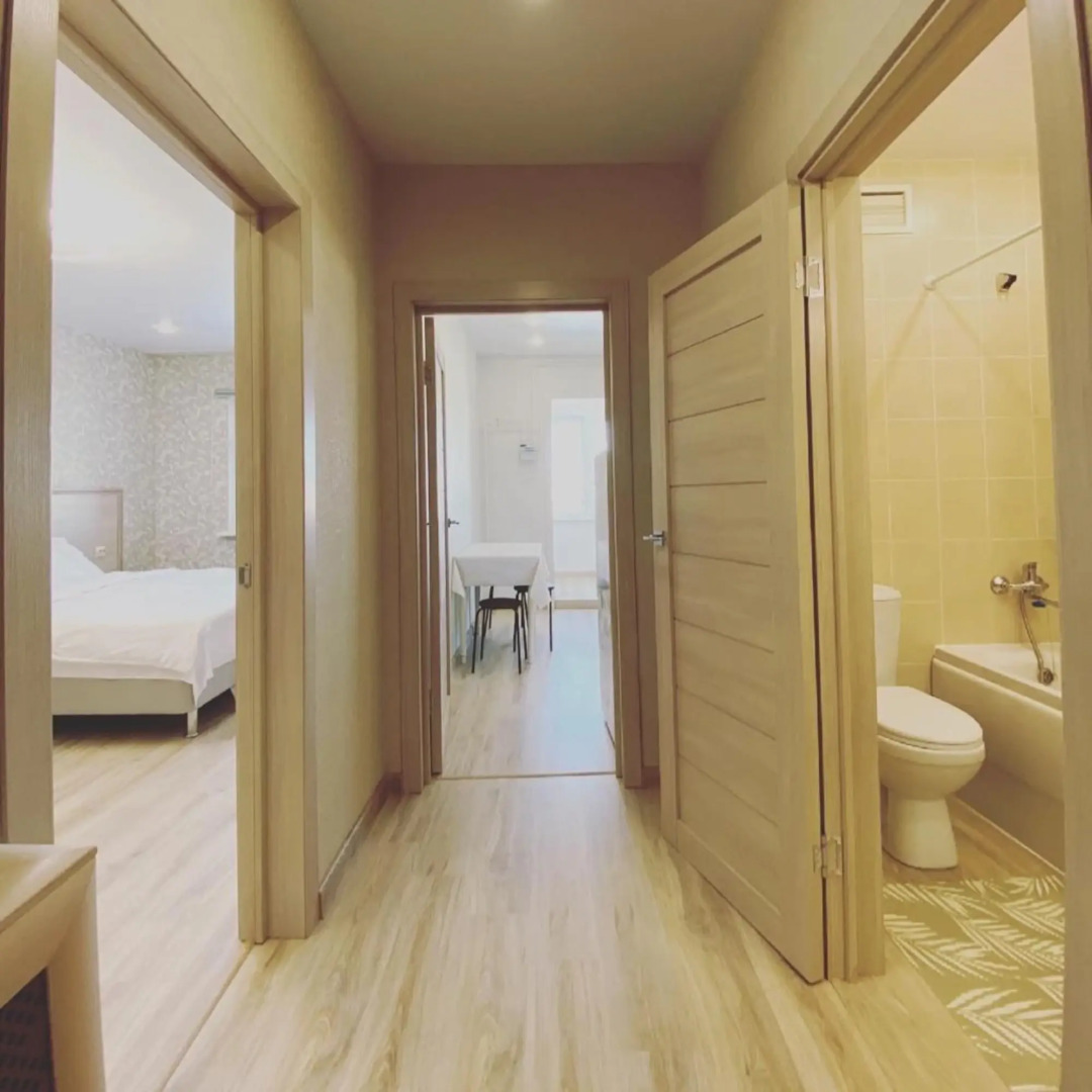 Квартира Илне - 1к квартира в стиле Fresh mint для уютного проживания 1-2 человек