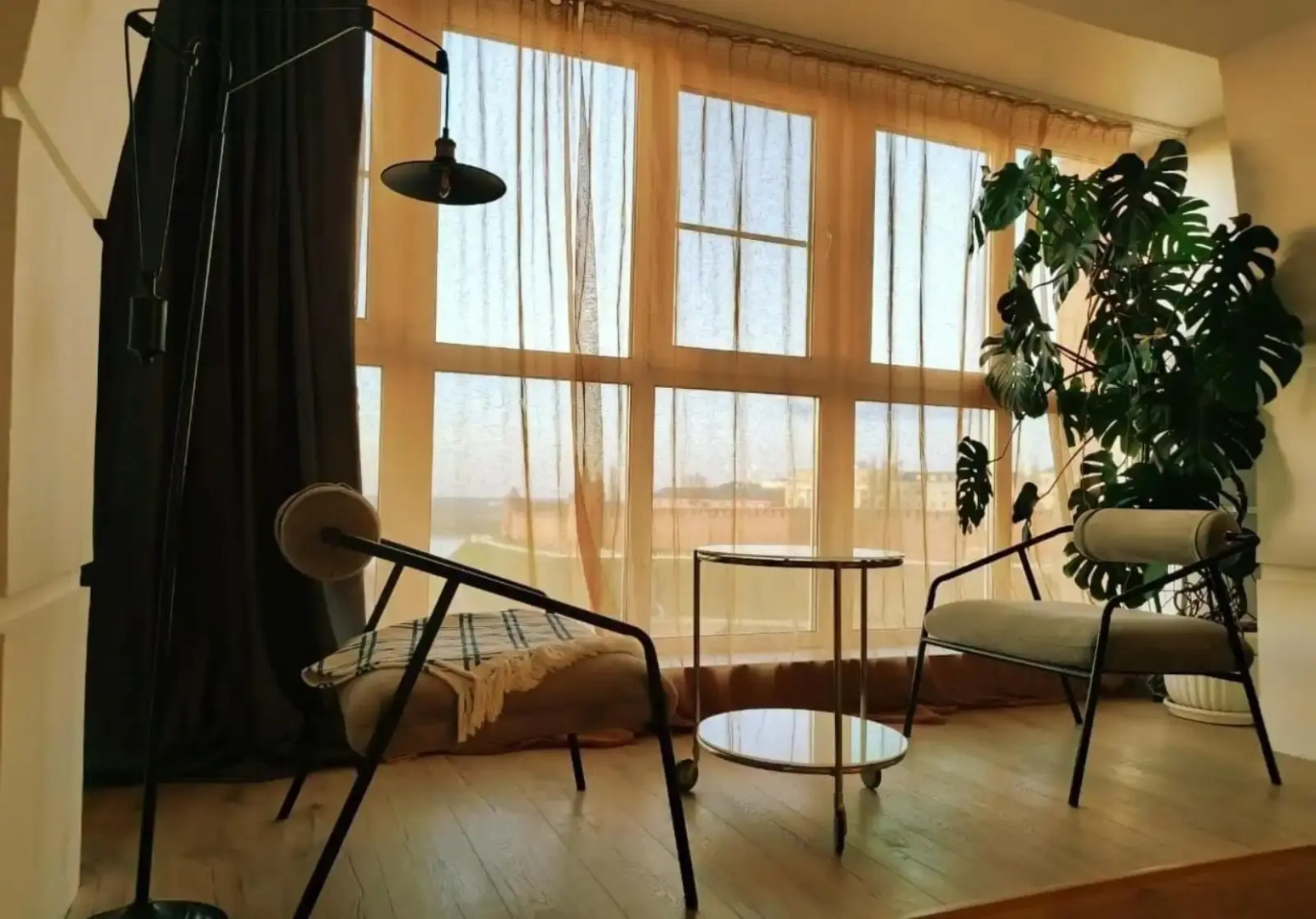 Квартира в центре Нижнего Новгорода с видом на Кремль