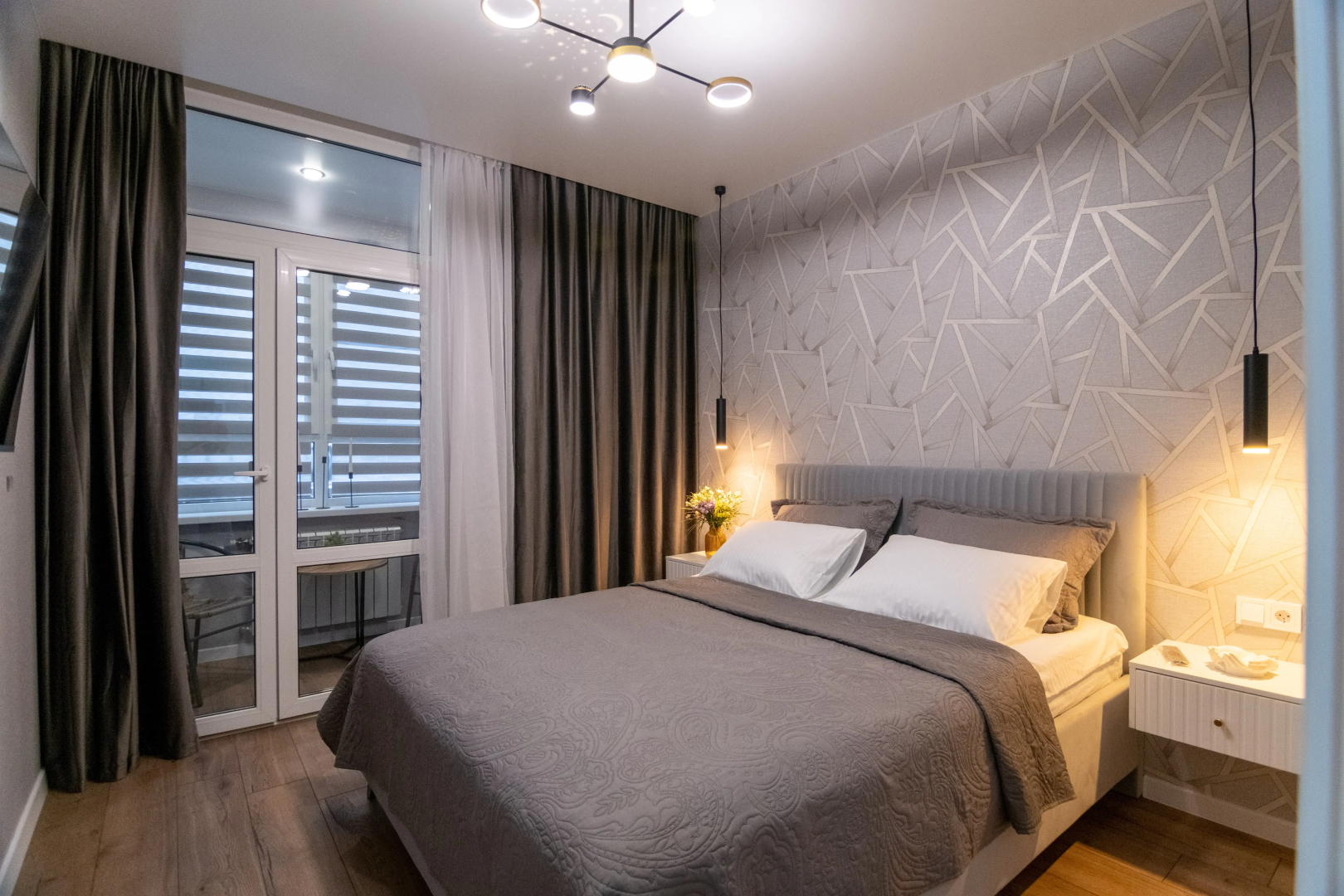 Апартаменты стильная на троих