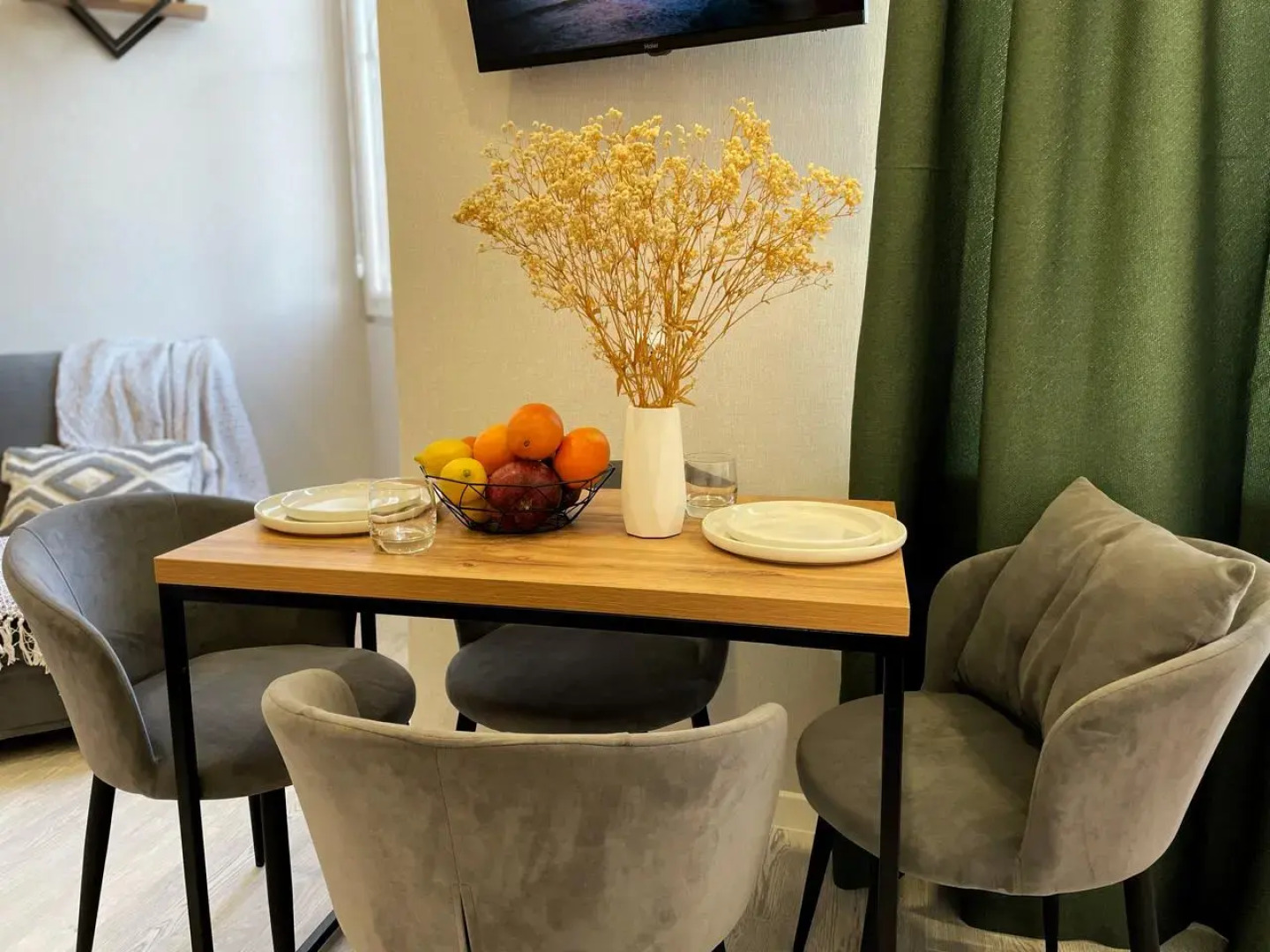 Апартаменты с видом на горы в 3х минутах до моря