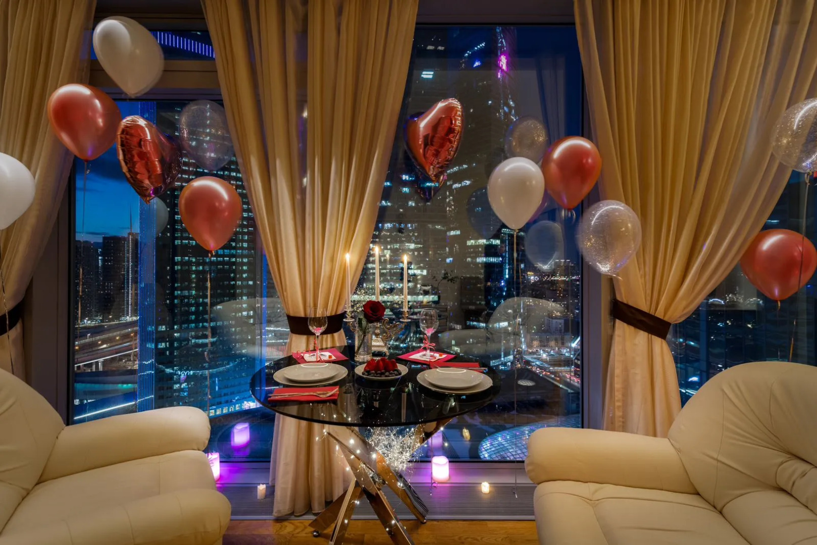 Квартира с потрясающим видом на Москва-Сити