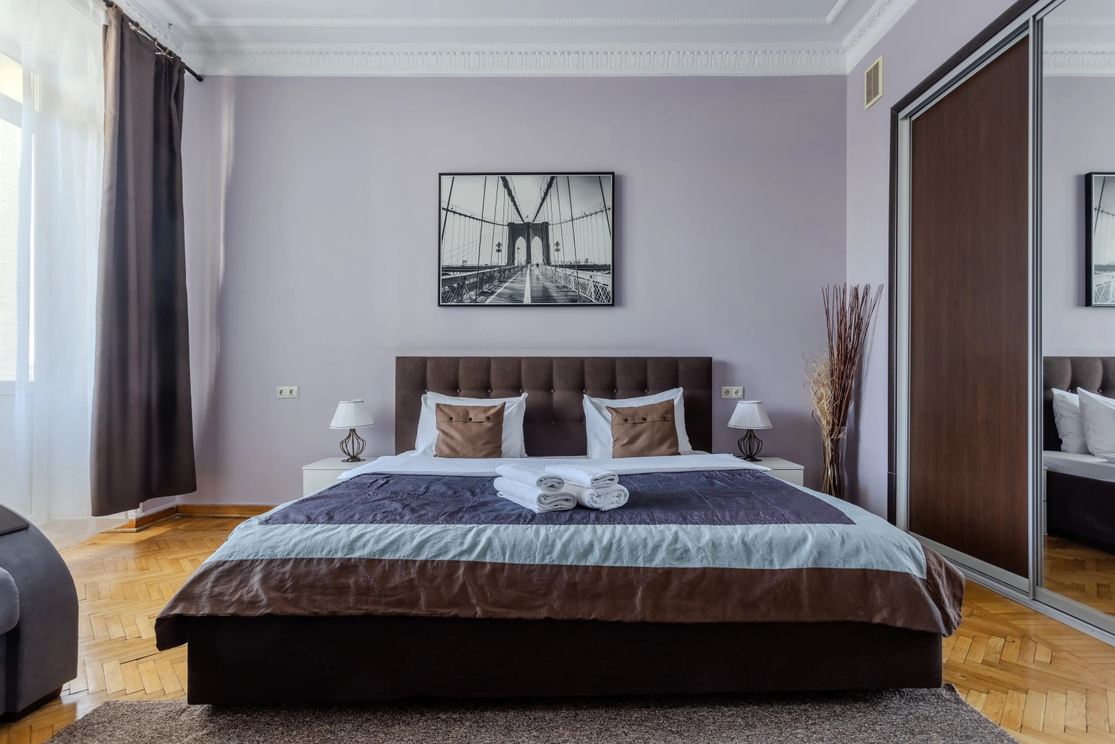 Апартаменты Стандартные с 3 спальнями и Балконом