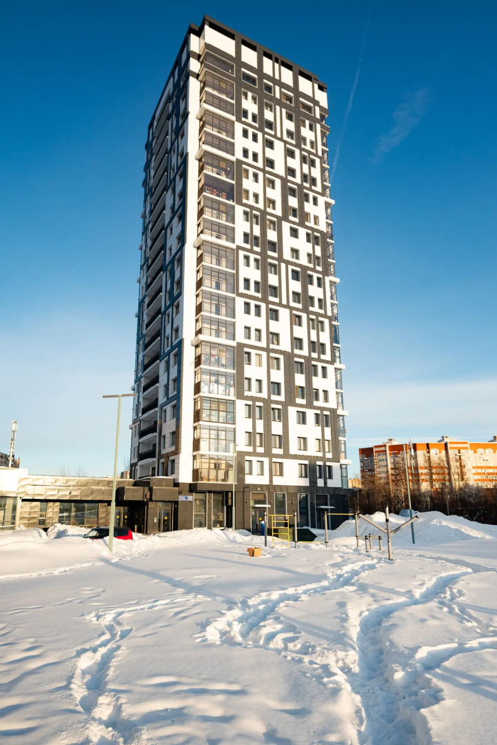 Апартаменты KazanHome Новая квартира с гостиной, спальней и отдельной кухней