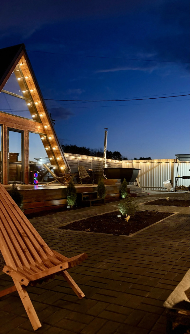 Частный дом в стиле A-frame