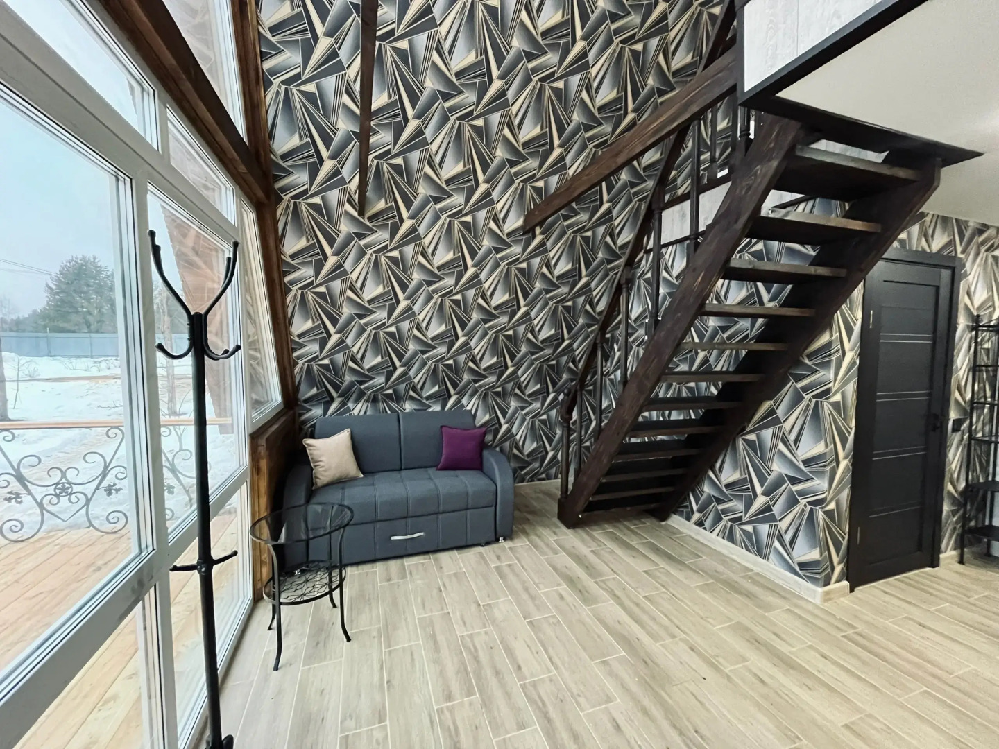 Частный дом A-Frame на берегу реки Керженец