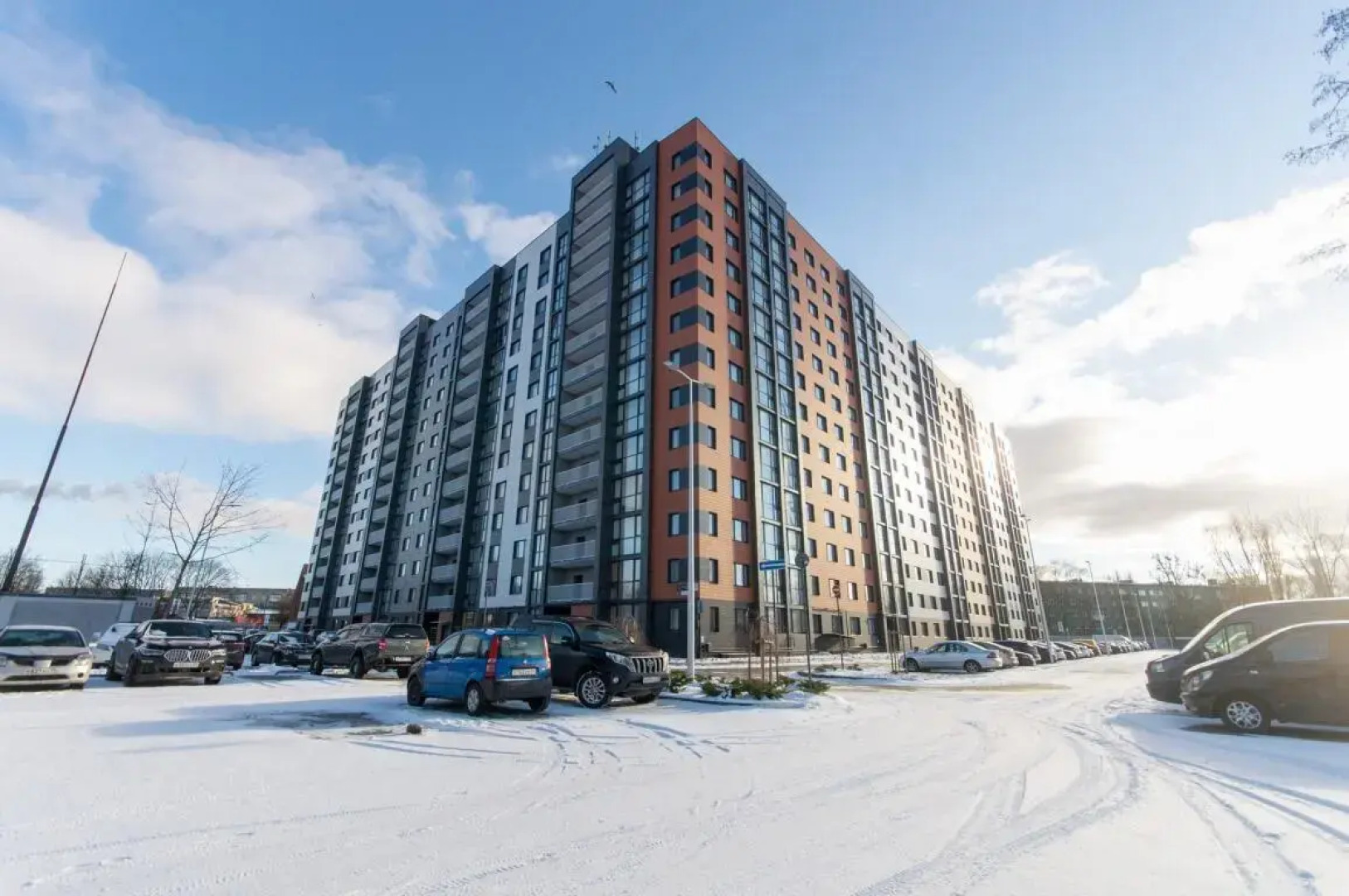 Апартаменты Crown39 - Strela - 2к №106: 71 м2, 2 этаж из 13